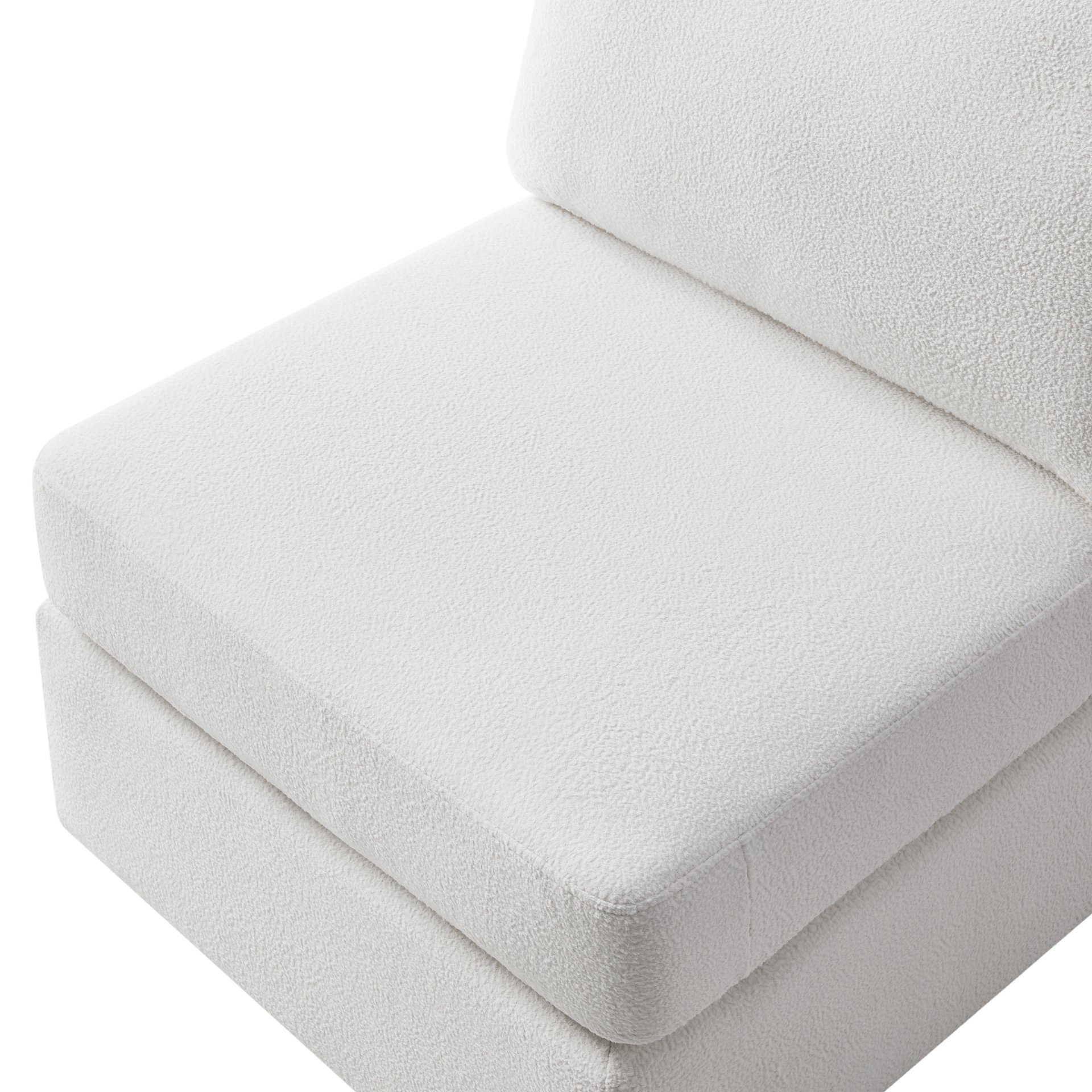 Chauncy - Armless Slipper Chair - Ivory - Image 8