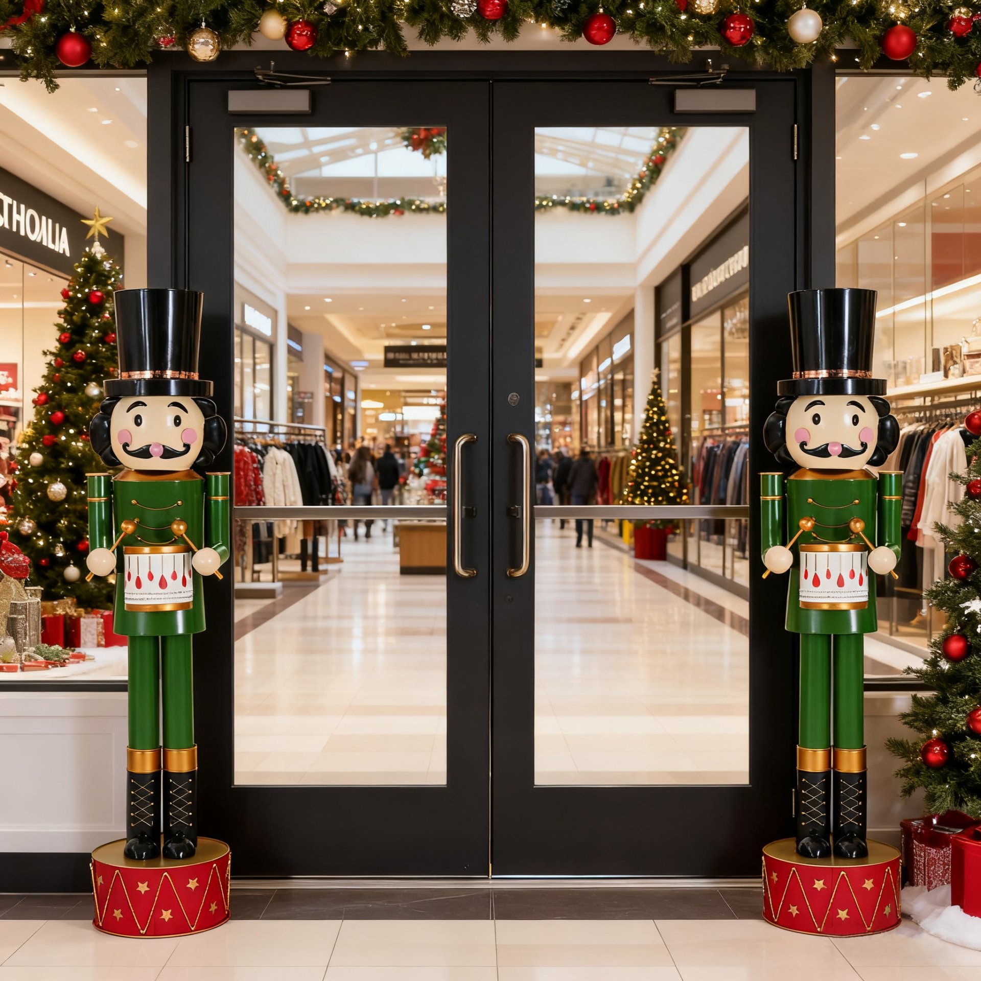 Nutcracker Holiday Decor - Green / Red - Image 13