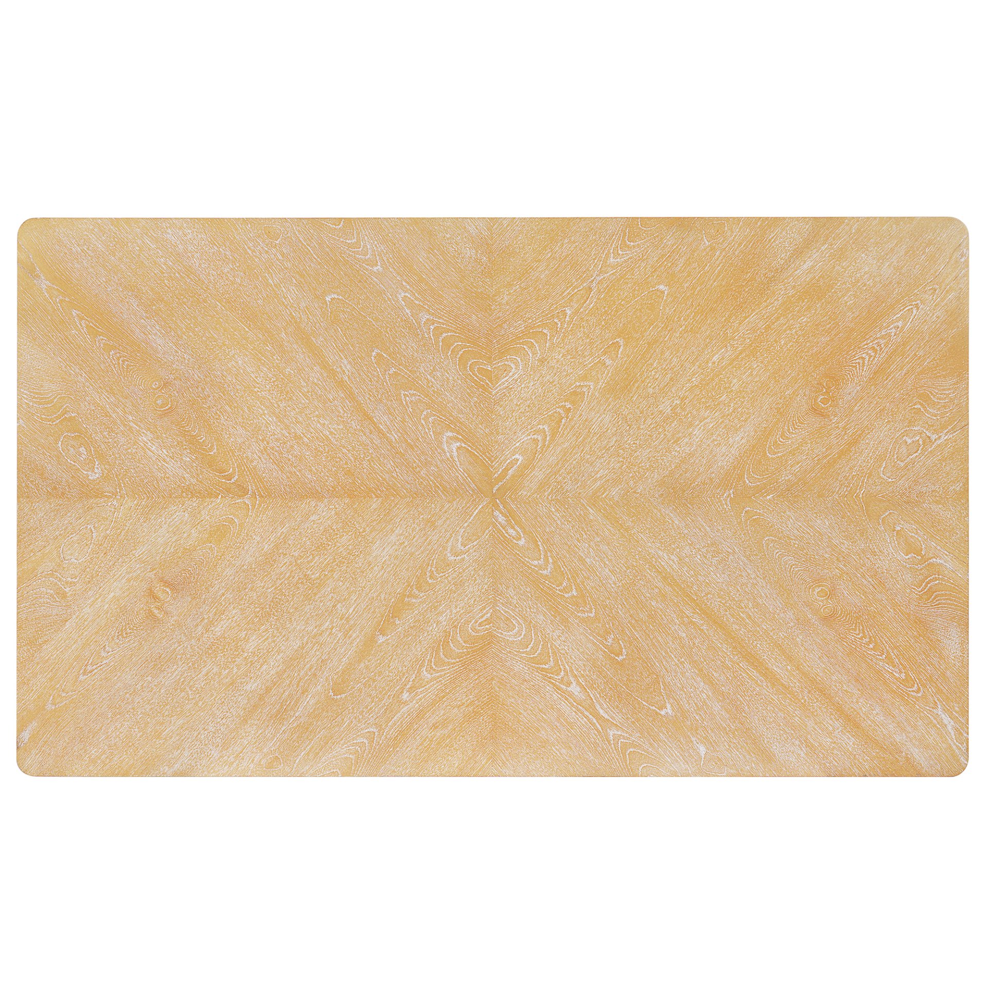 6 Pieces Dining Room Table Set, Rustic Farmhouse Dining Room Rectangular Table With 4 Upholstered Chairs And Bench, Solid Wood Kitchen Dining Table Set For 6 Persons - Natural Wood Wash - Image 10