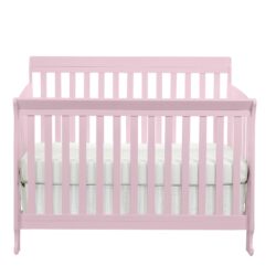Riley - 4 In 1 Convertible Crib - Pink