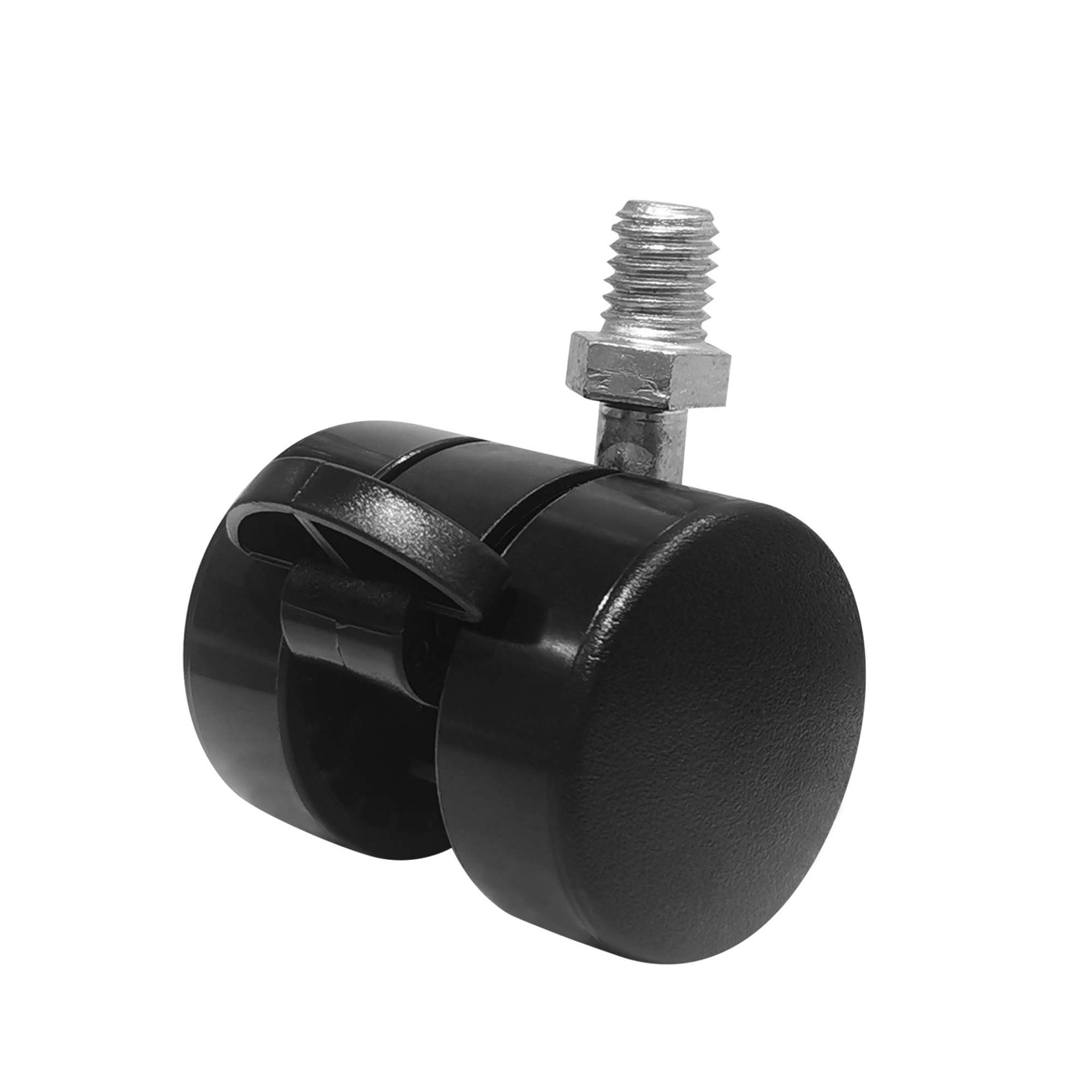 Sleek Modern 2 Drawer Metal Mobile File Cabinet With Lock, Compact Size - Black - Image 10