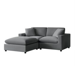Caylie - Modular 3 Piece Chofa Sectional - Charcoal