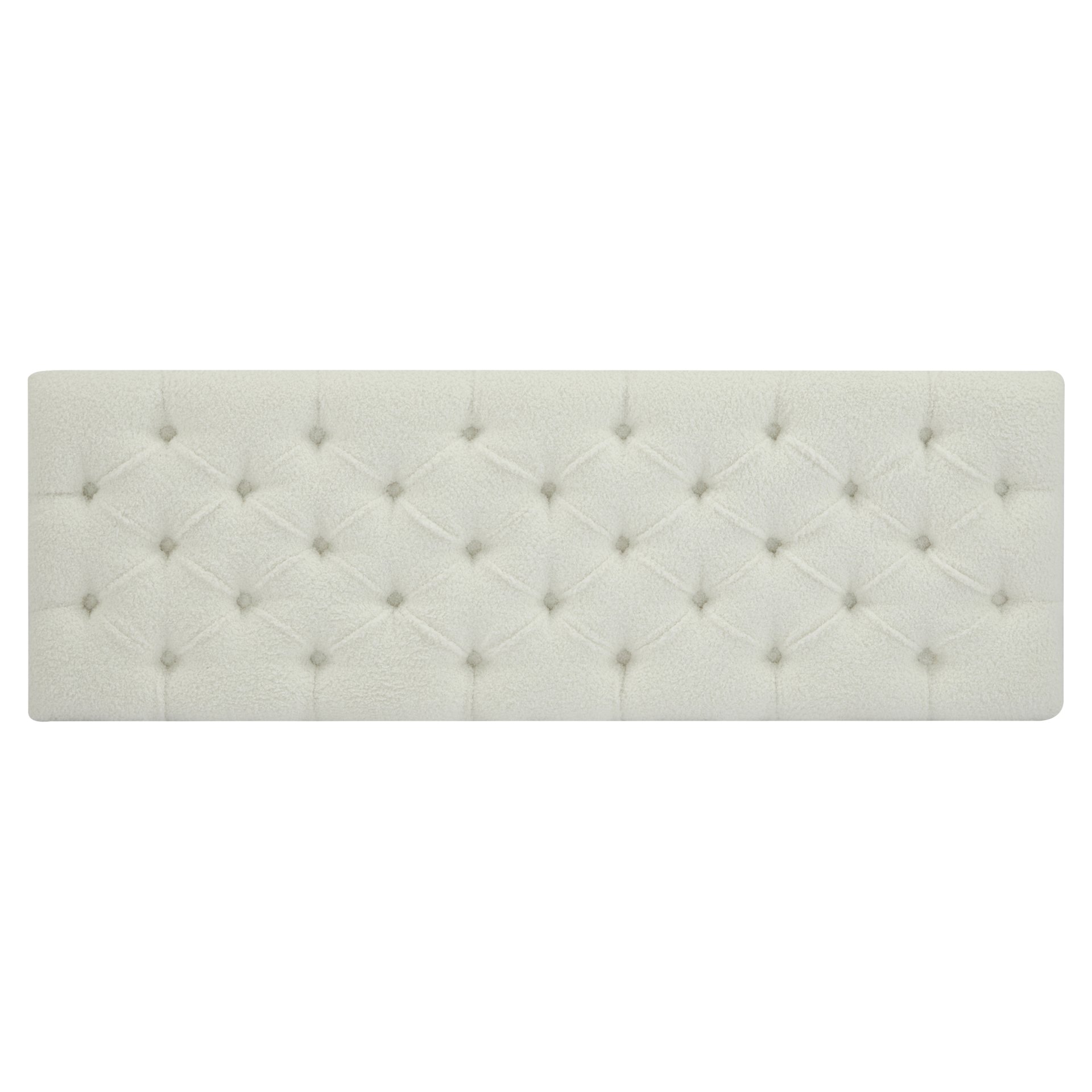 Ottoman Bench With Storage - White - Image 10