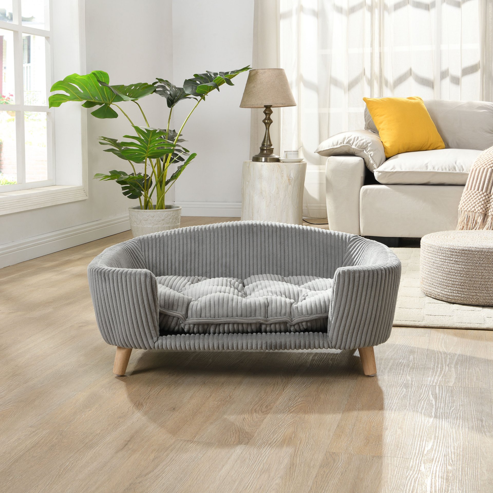 Elevated Dog Bed Frame For Small Dog - Gray - Image 5