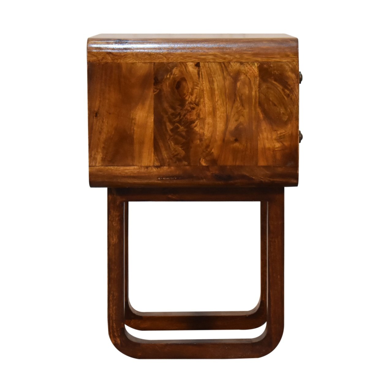 U Curved Nightstand - Brown - Image 8