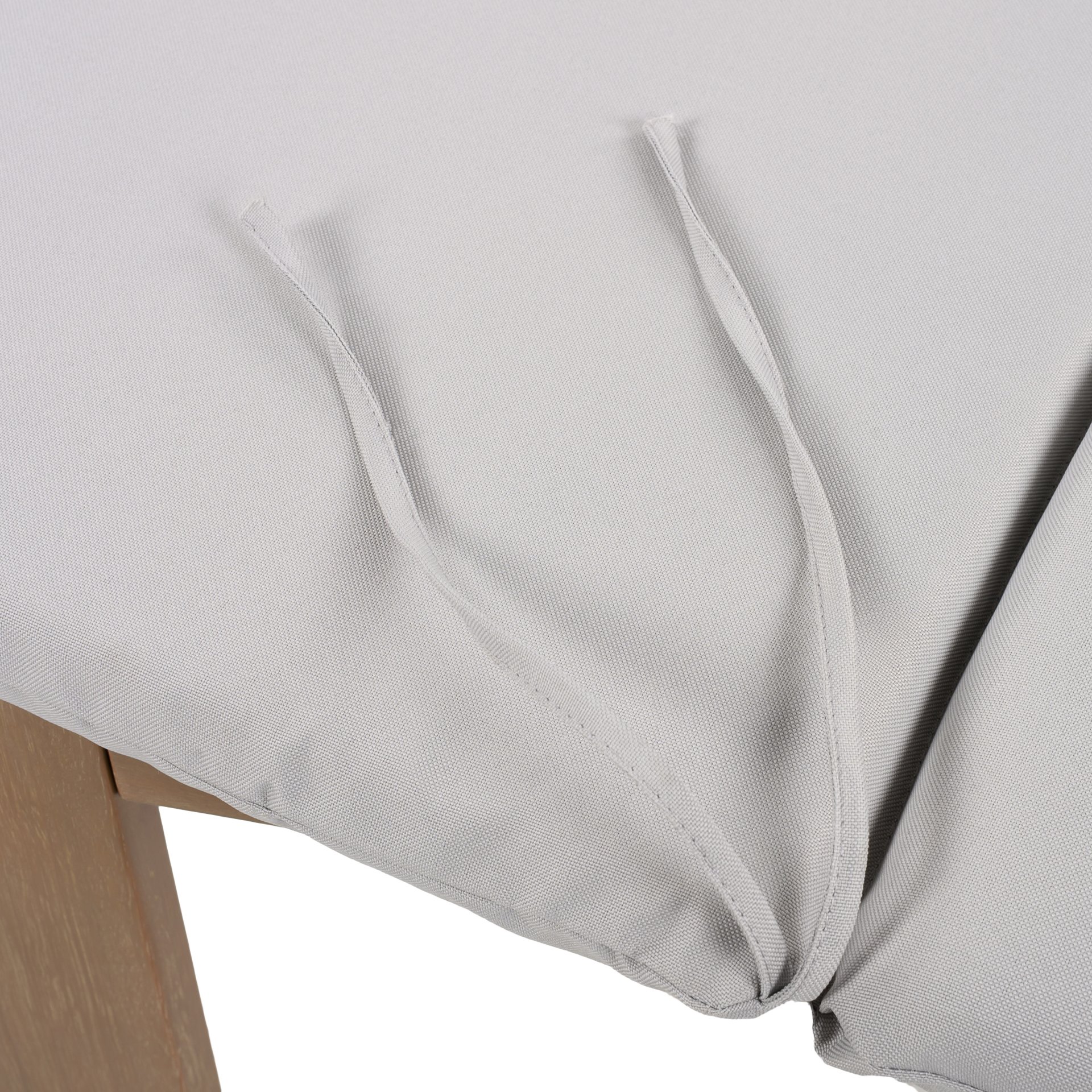 Outdoor Dining Chairs With Rope Handles (Set of 2) - Gray / Teak - Image 19