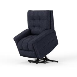 Velour - Power Lift Chair - Blue