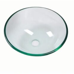 Artistic Vessel Sink With Pop Up Drain - Clear