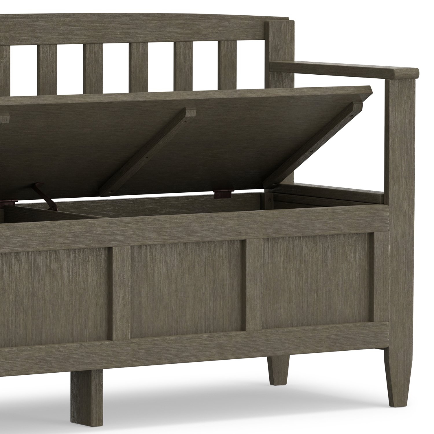 Brooklyn - Entryway Storage Bench - Farmhouse Gray - Image 17