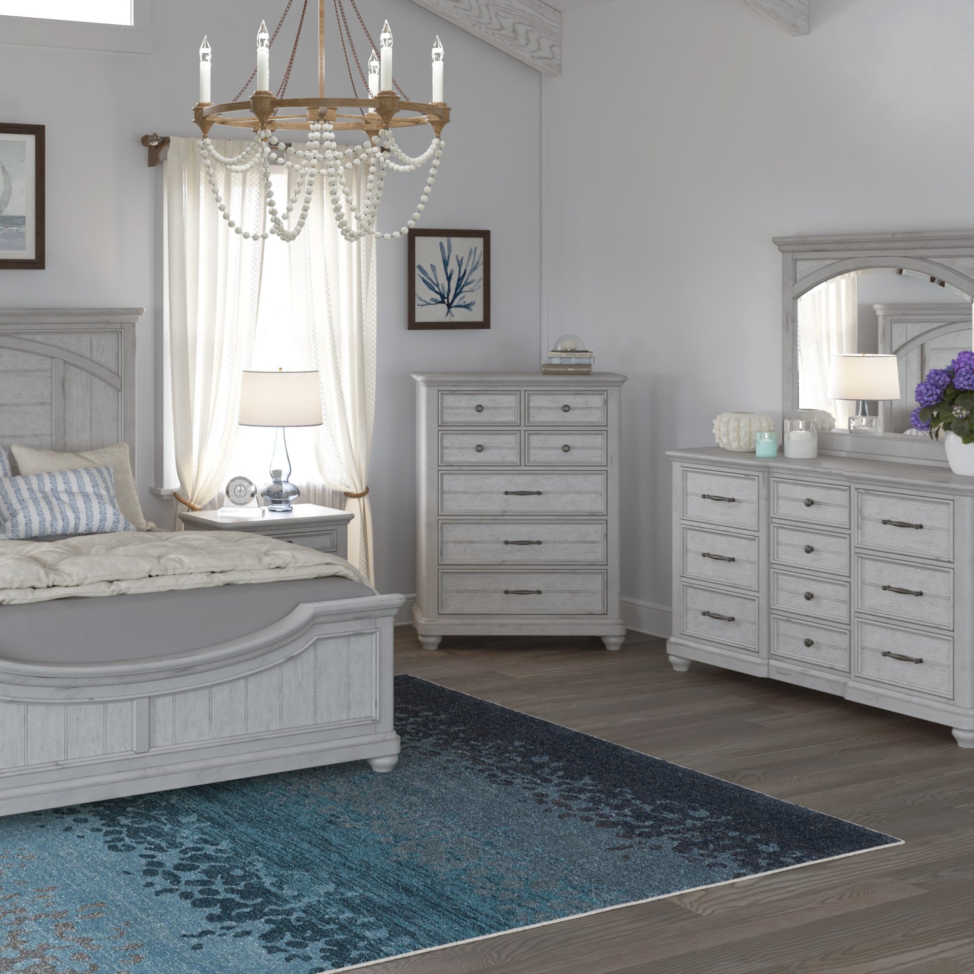 7 Drawer Chest - Gray - Image 2