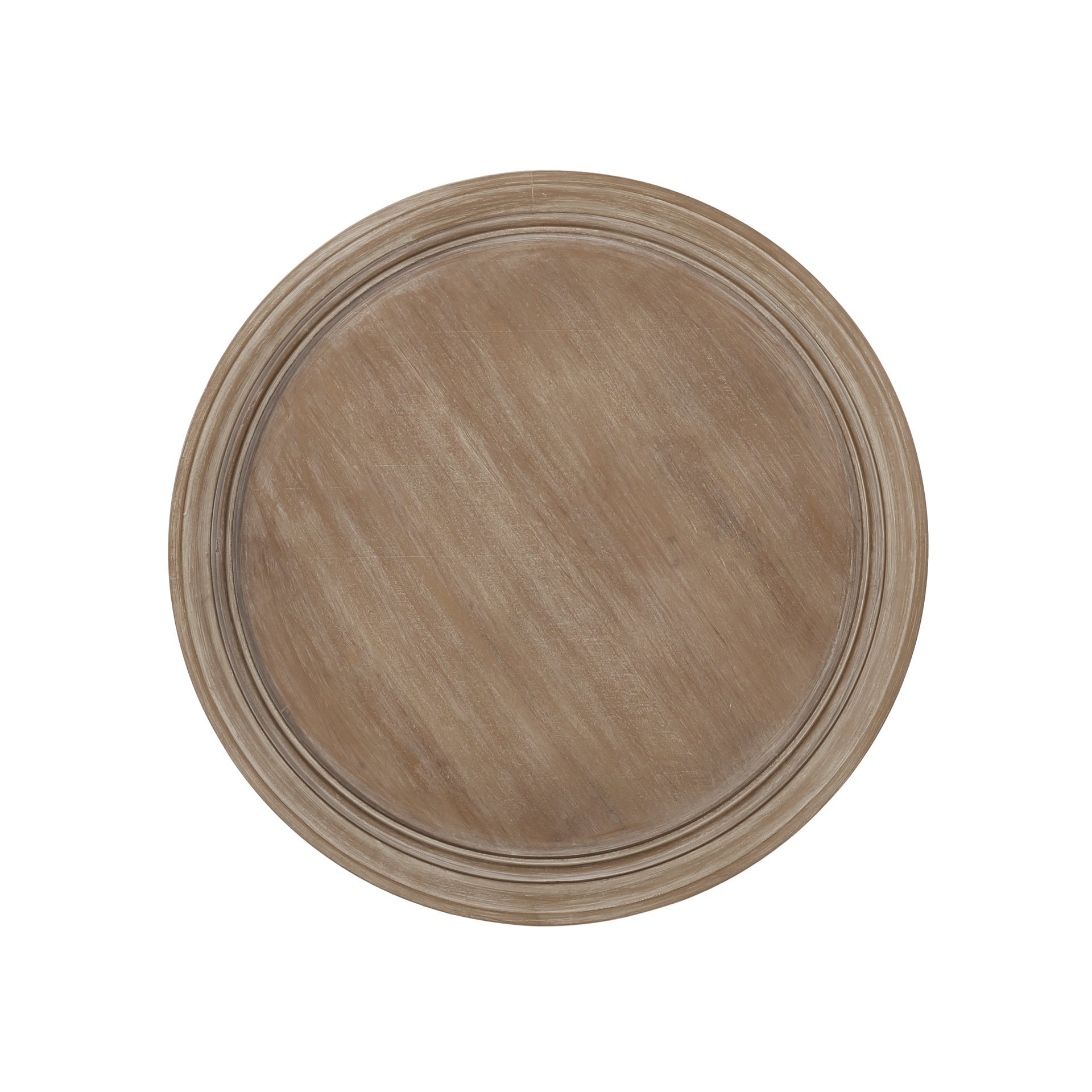 French Country Style Accent Table With Hourglass Design - Natural - Image 7