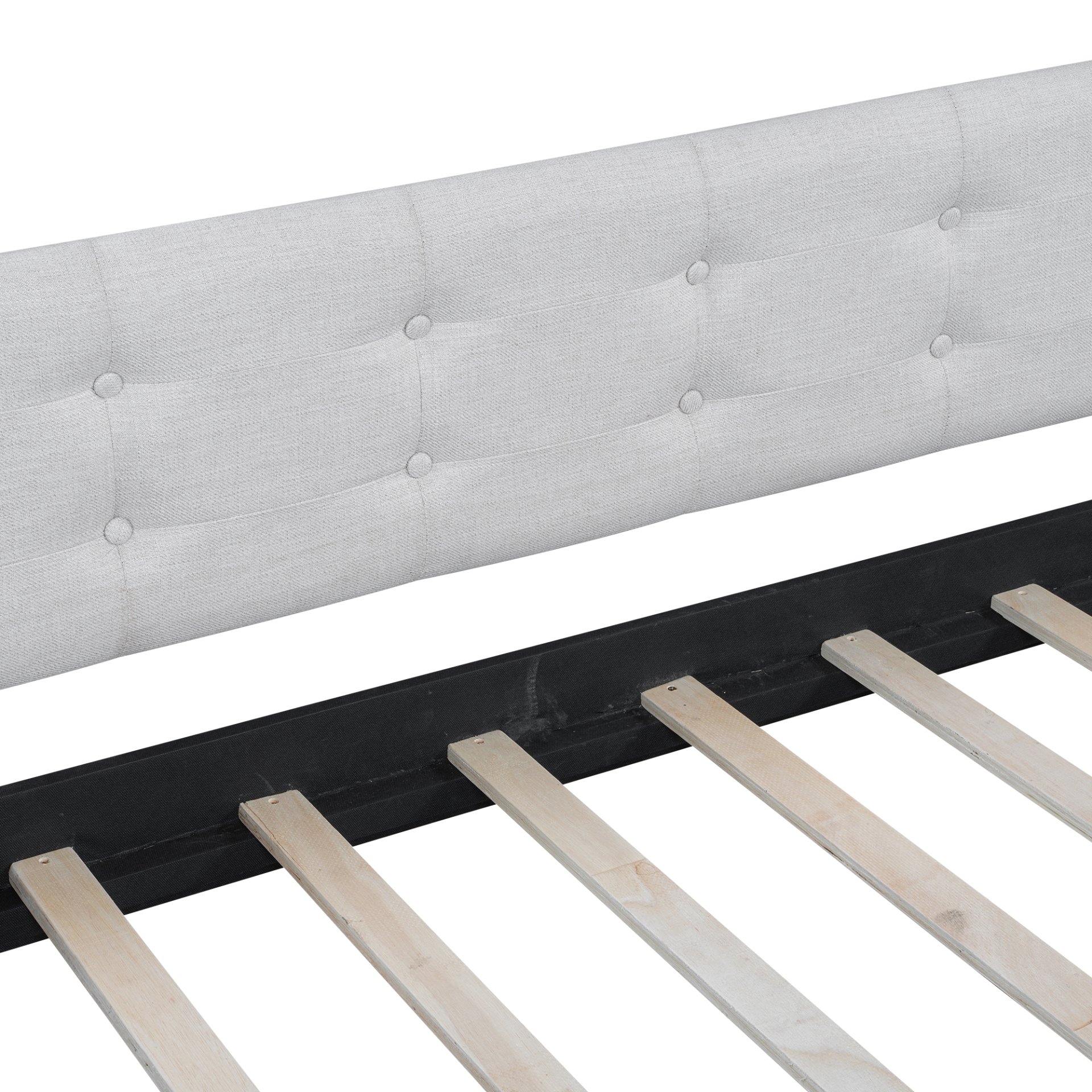 Full Size Upholstered Daybed - Beige - Image 7