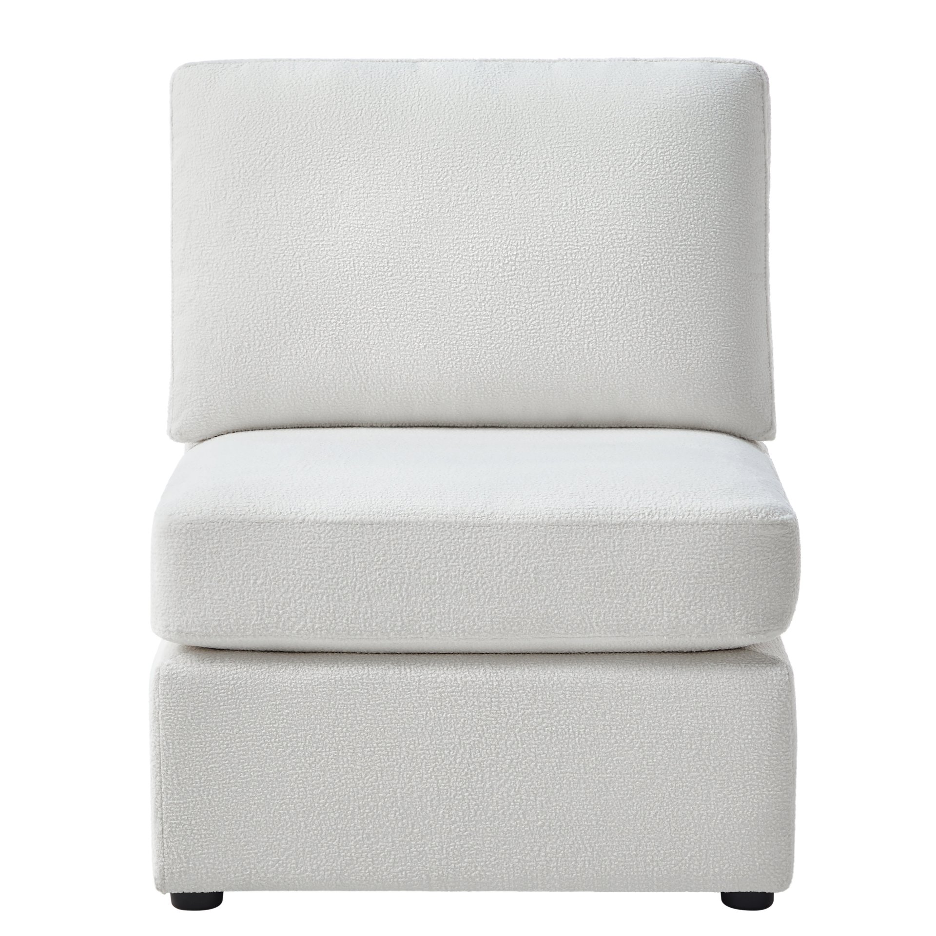 Chauncy - Armless Slipper Chair - Ivory - Image 4