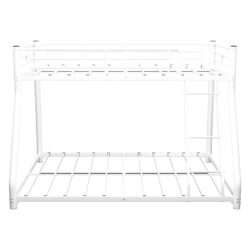 Twin Over Full Size With Removable Stairs And Under Bed Storage - White