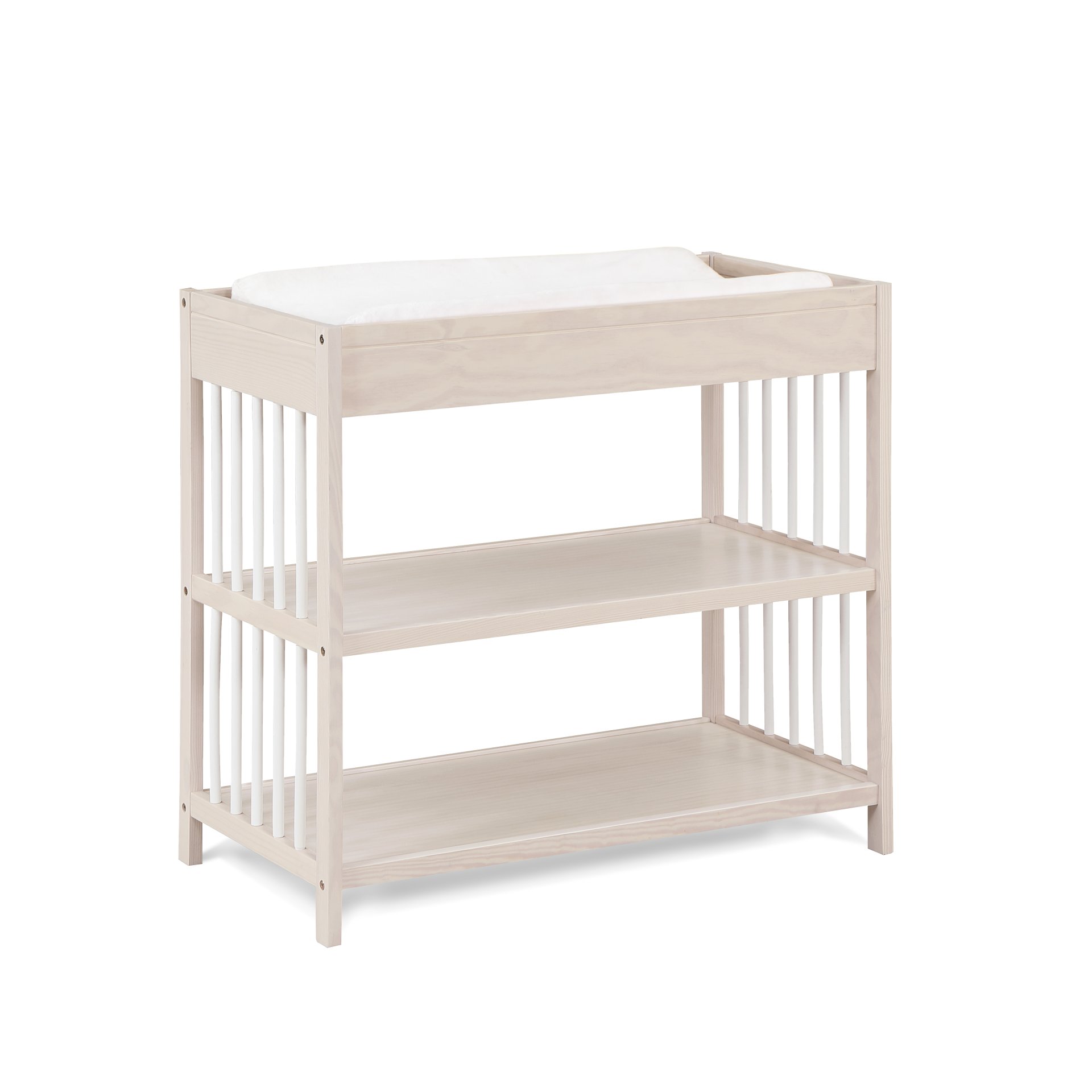 Pixie - Changing Table - Washed Natural / White - Image 3