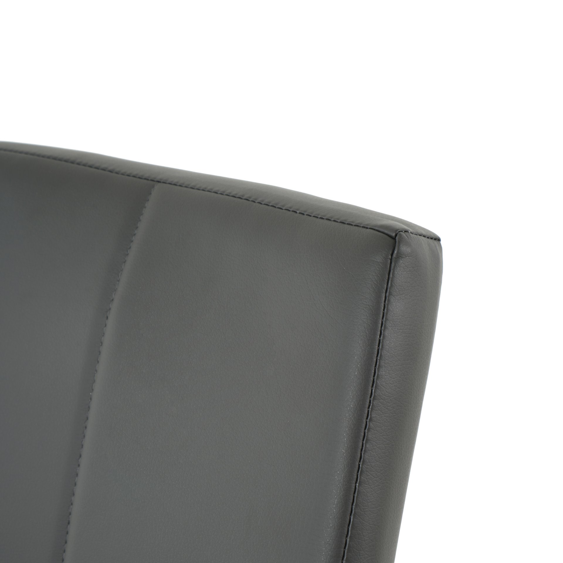 Modern Upholstered Dining Chair (Set of 4) With Gold Plated Metal Legs - Black - Image 5