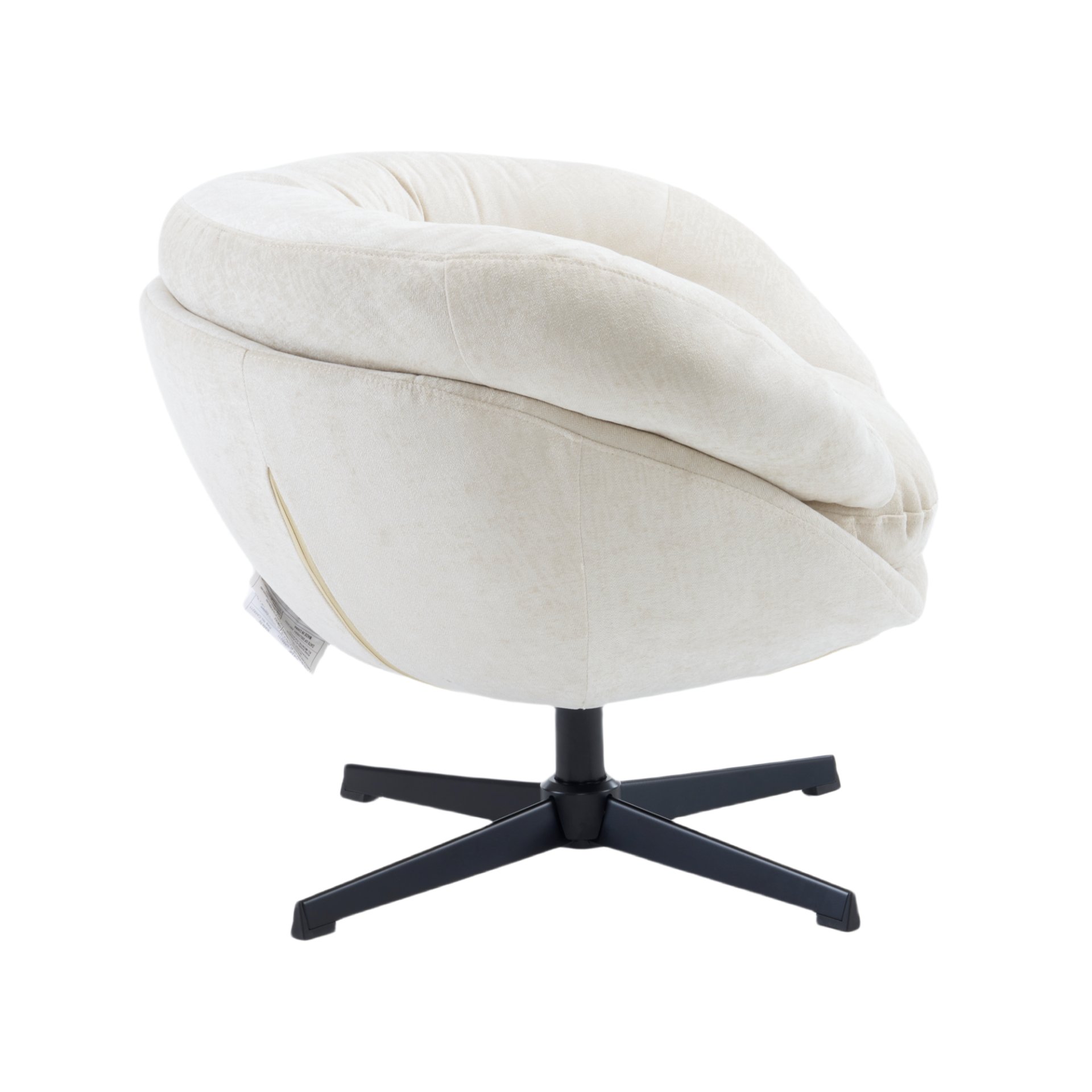 Modern Office Chair With Swivel - Beige - Image 23