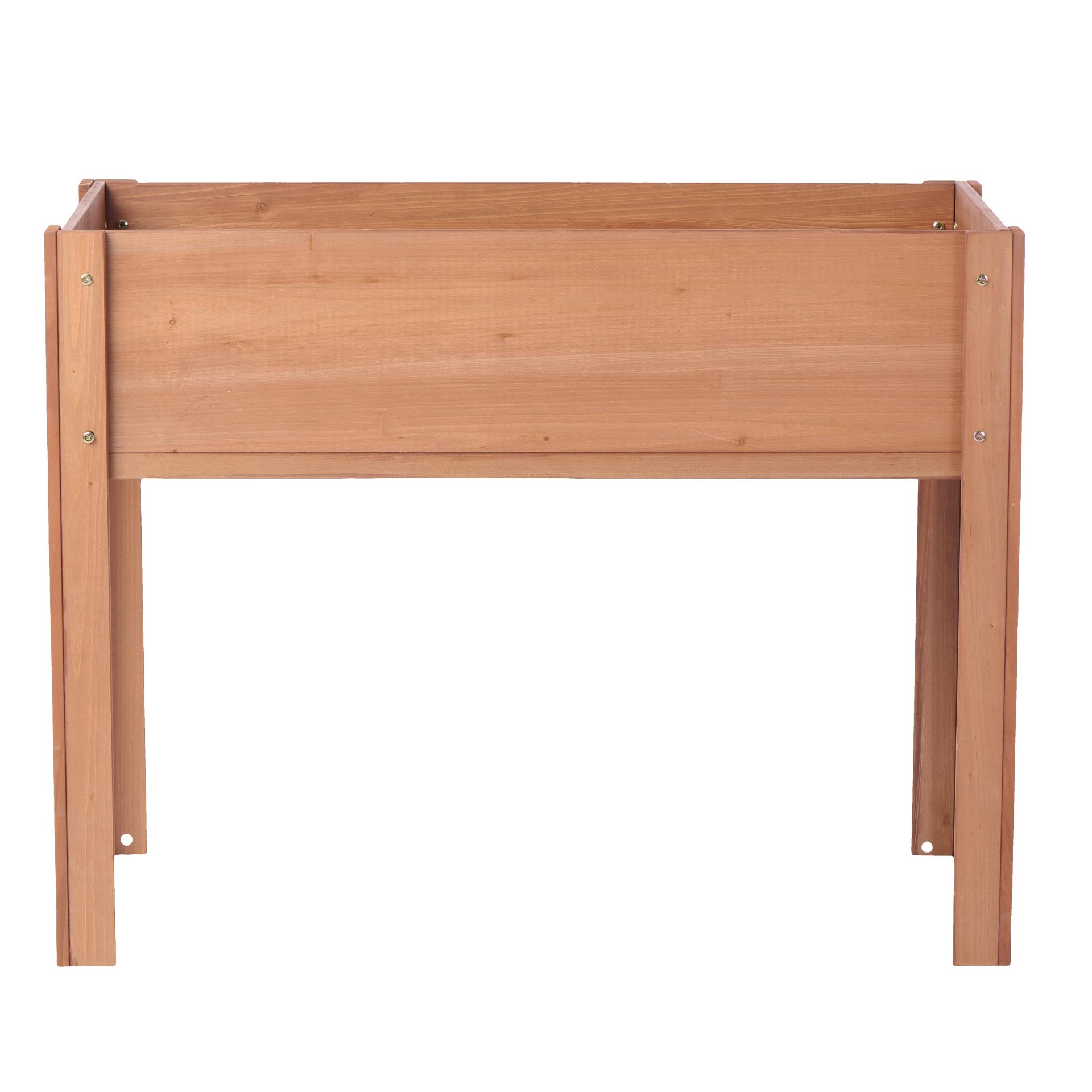 Raised Garden Bed & Legs, Elevated Planter Box For Outdoor Plants Flowers Fruits Vegetable Herb Growing - Coffee - Image 28