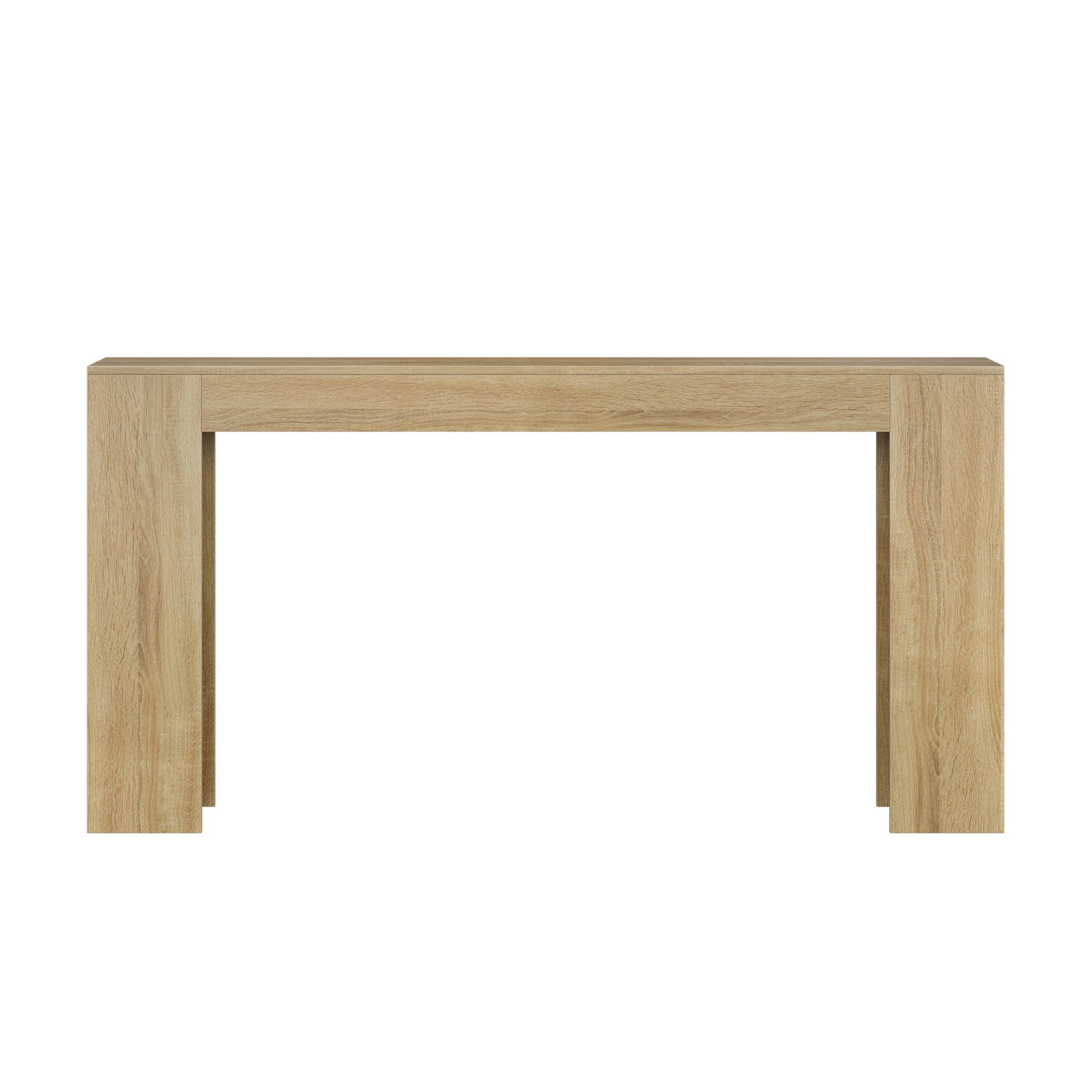 Extra Long Console Table For Narrow Hallways, Living Room - Oak - Image 8