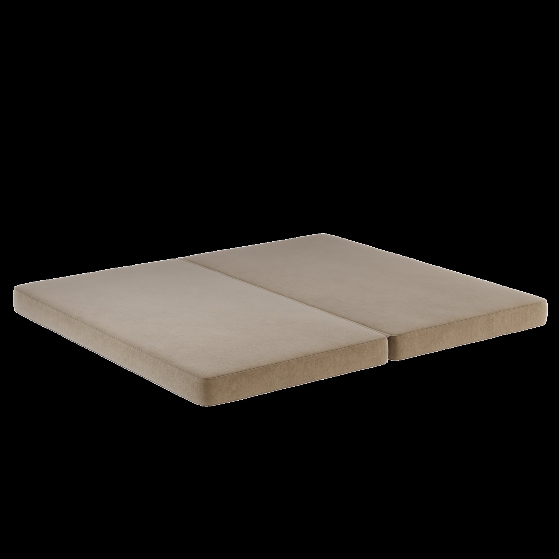 Multifunctional Convertible Sofa Bed With 2 Tumbler Backrests And 2 Pillows, Diy Modern Upholstered Couch - Camel - Image 25