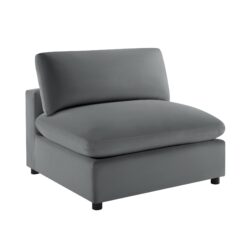 Caylie - Armless Slipper Chair - Charcoal