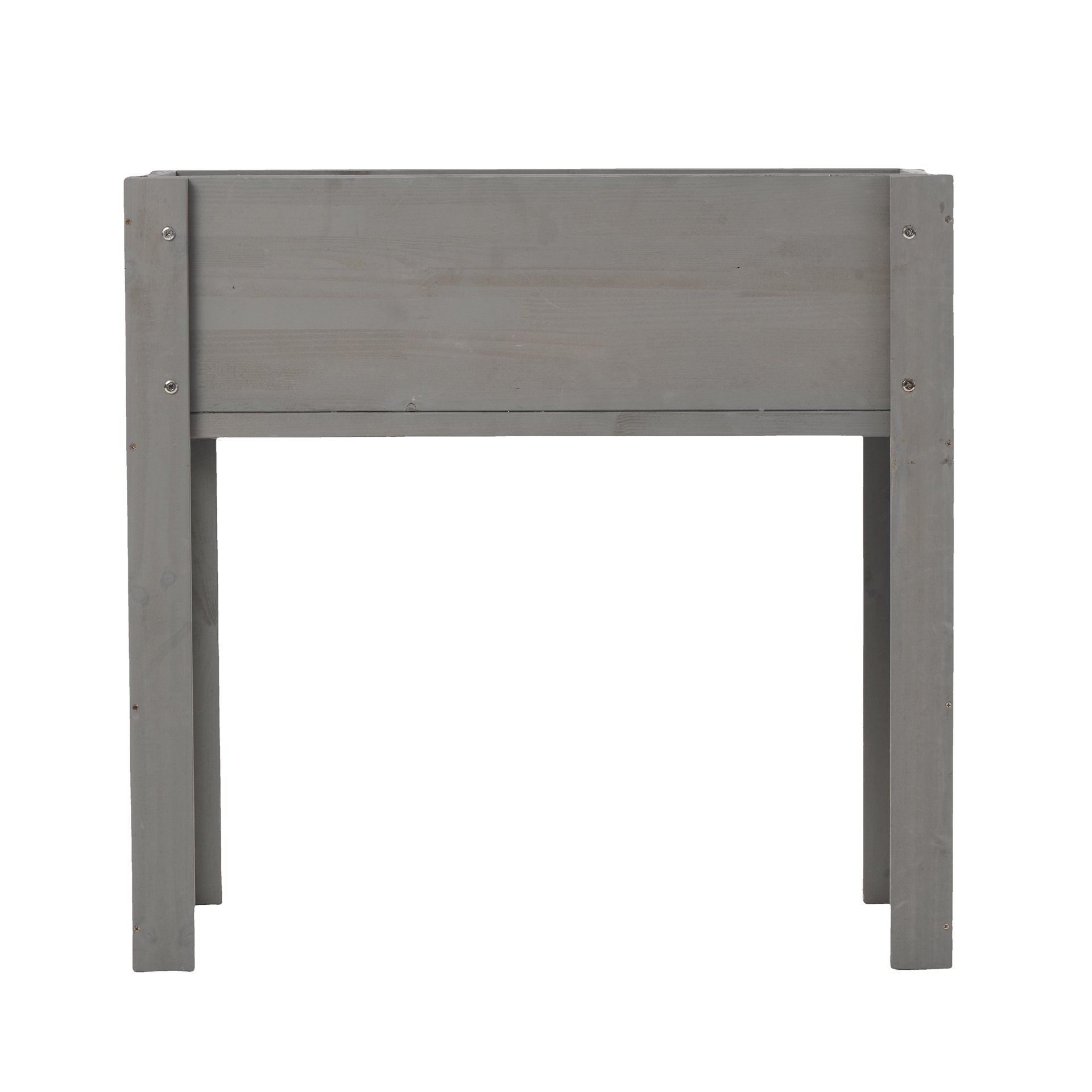 Raised Garden Bed With Legs, Elevated Planter Box For Outdoor Plants Flowers Fruits Vegetable Herb Growingg - Gray - Image 16