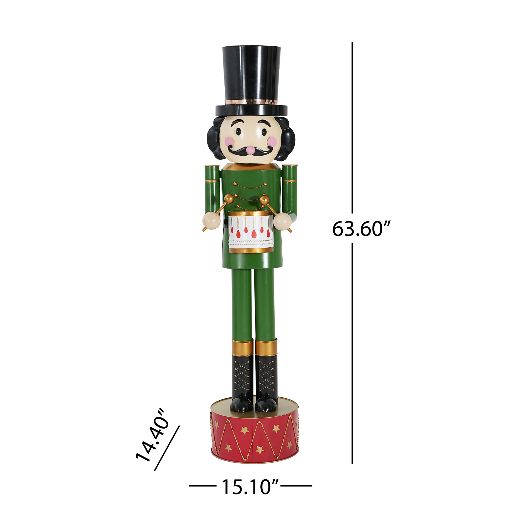 Nutcracker Holiday Decor - Green / Red - Image 3