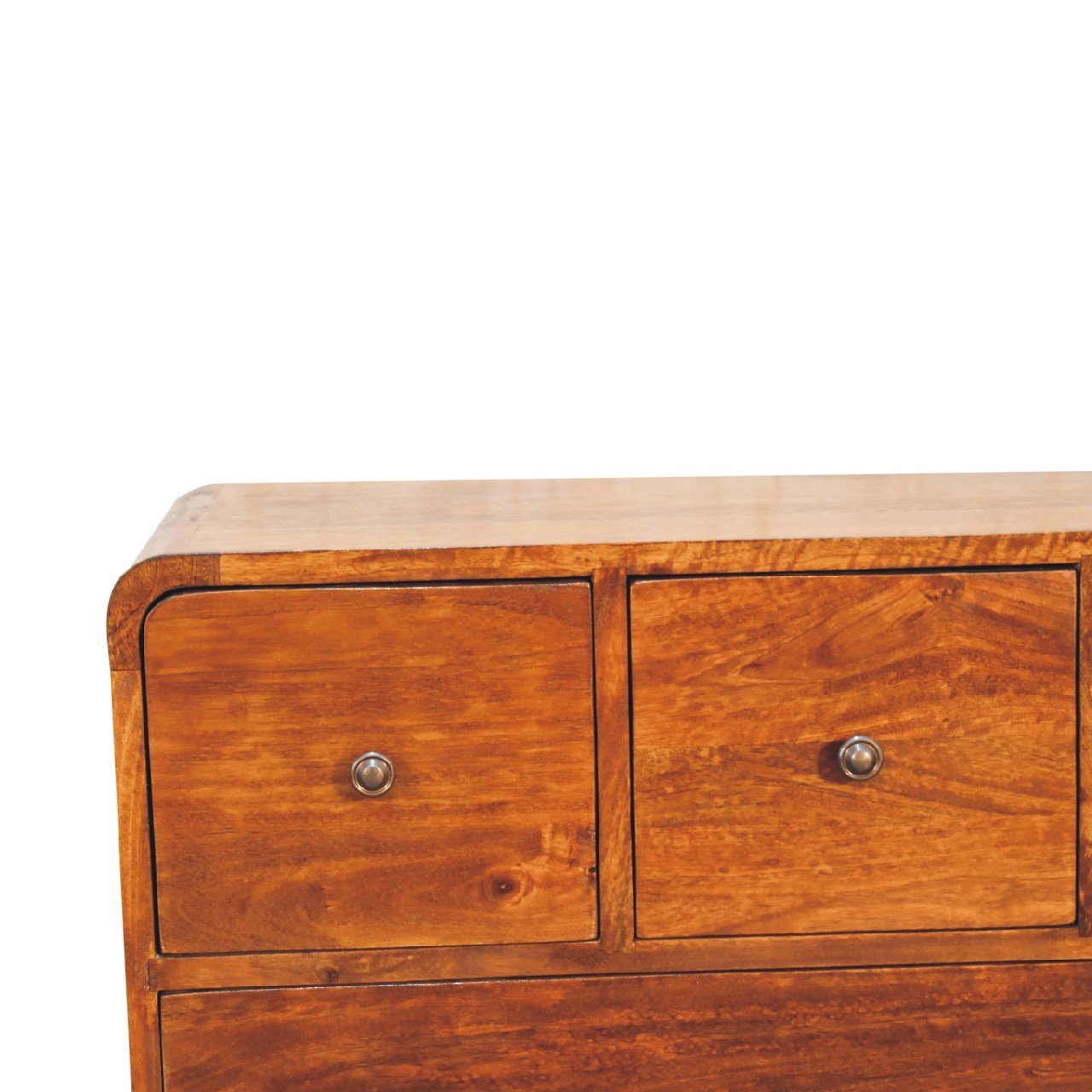 3 Over 2 Curved Chest - Brown - Image 10