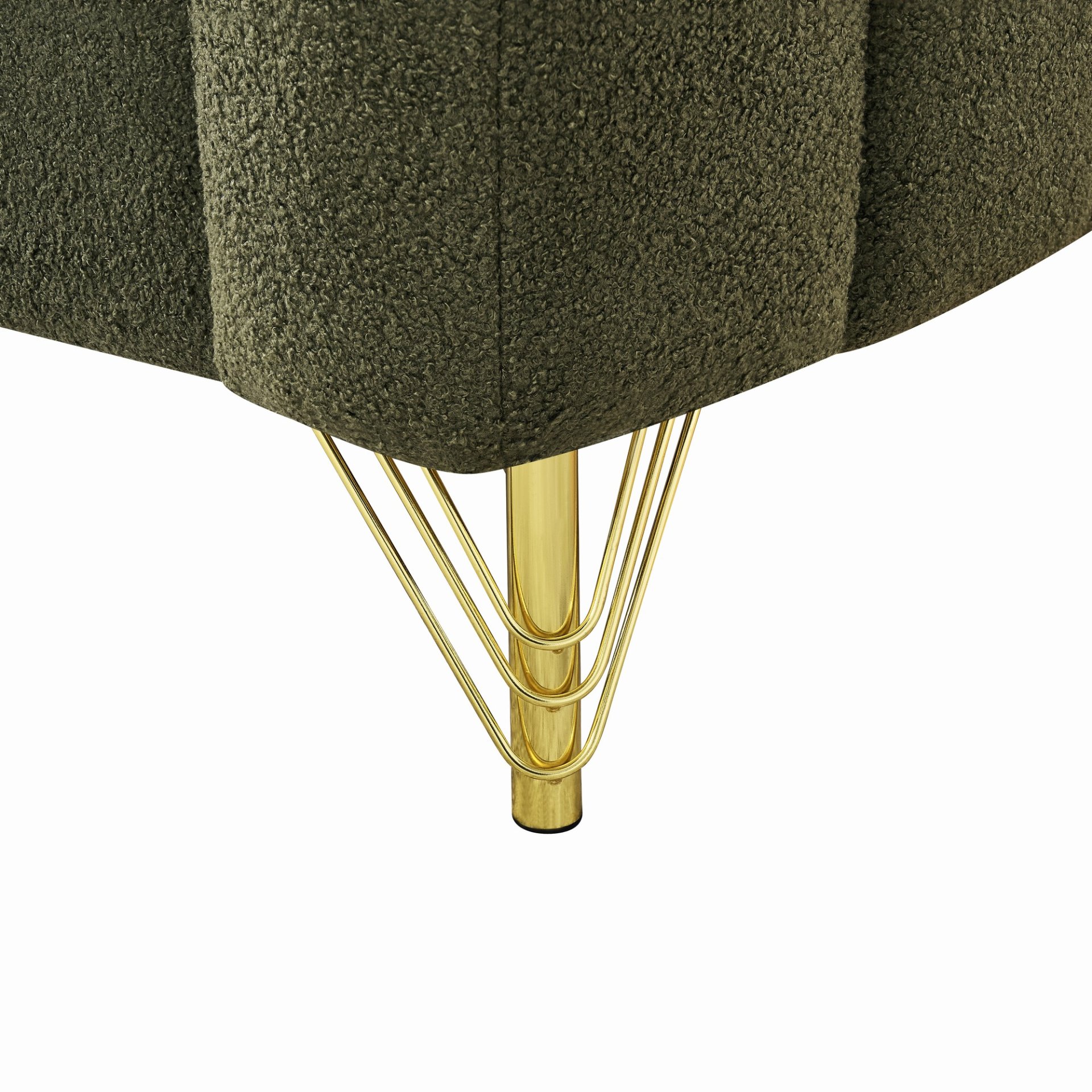 Luxury Oversized Sofa, 3 + 3 Seater, Tufted Couch For Living Room - Green - Image 10