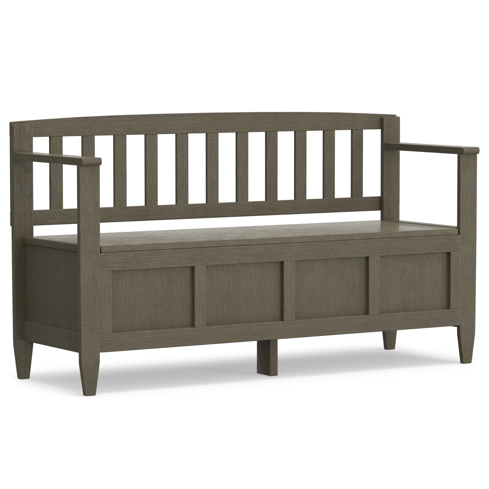 Brooklyn - Entryway Storage Bench - Farmhouse Gray - Image 12