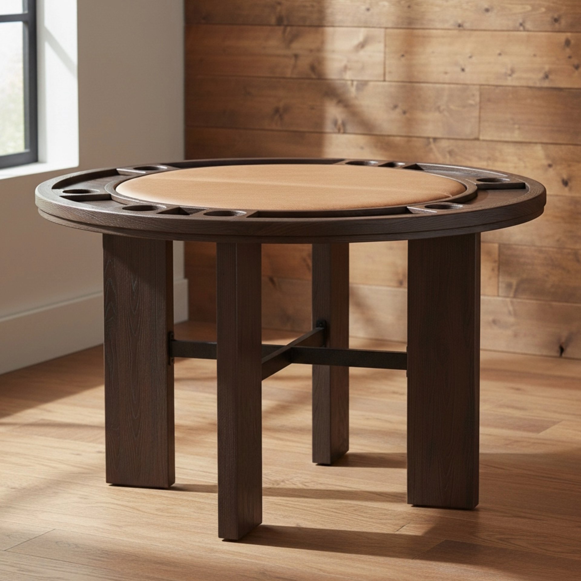 Gorman - Dining And Game Table - Walnut Brown - Image 2