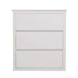 Freestanding Bathroom Vanity With Sink, 2 Full Extension Drawers, Soft Close Slides - White