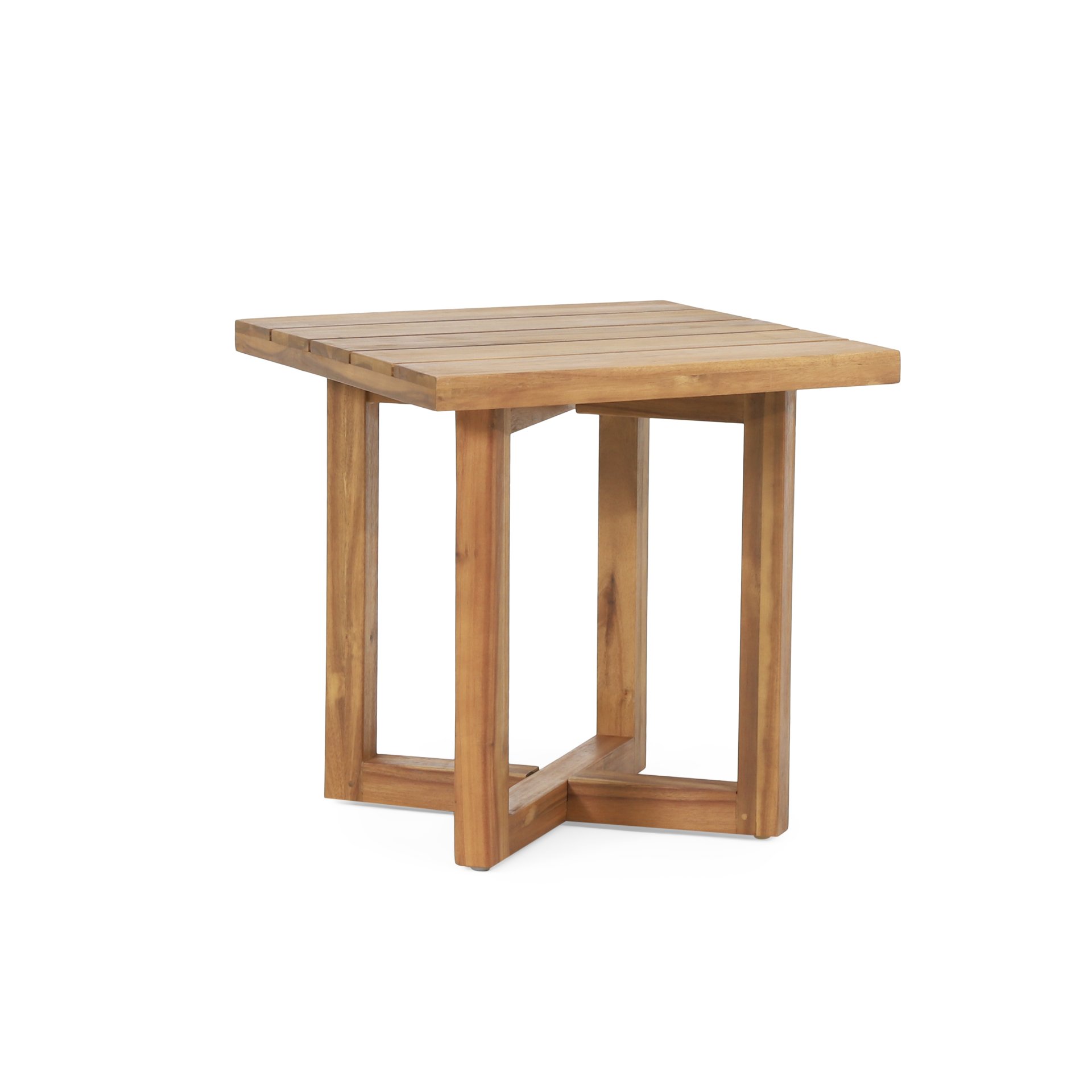 Ella - Square Side Table - Teak - Image 7