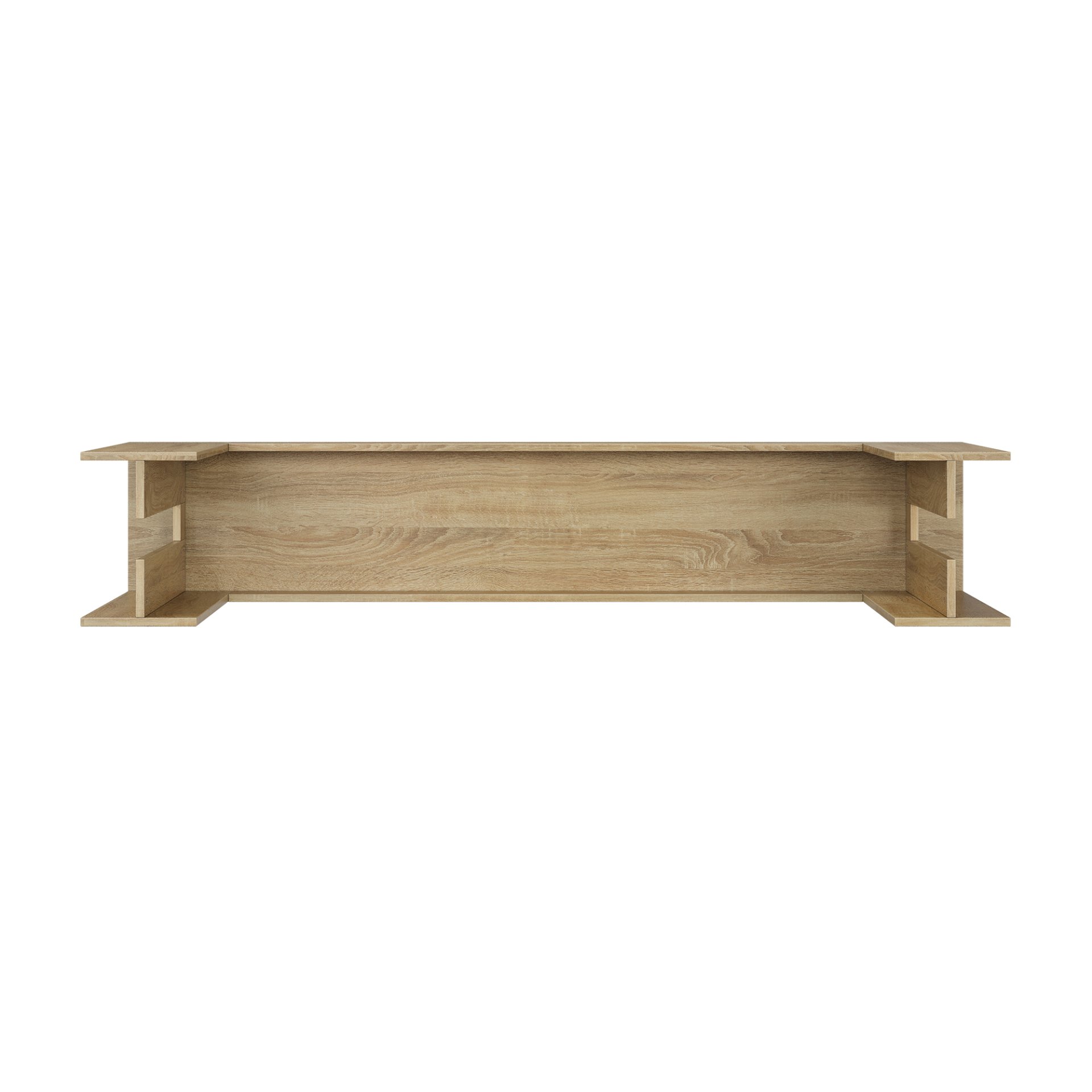 Extra Long Console Table For Narrow Hallways, Living Room - Oak - Image 12