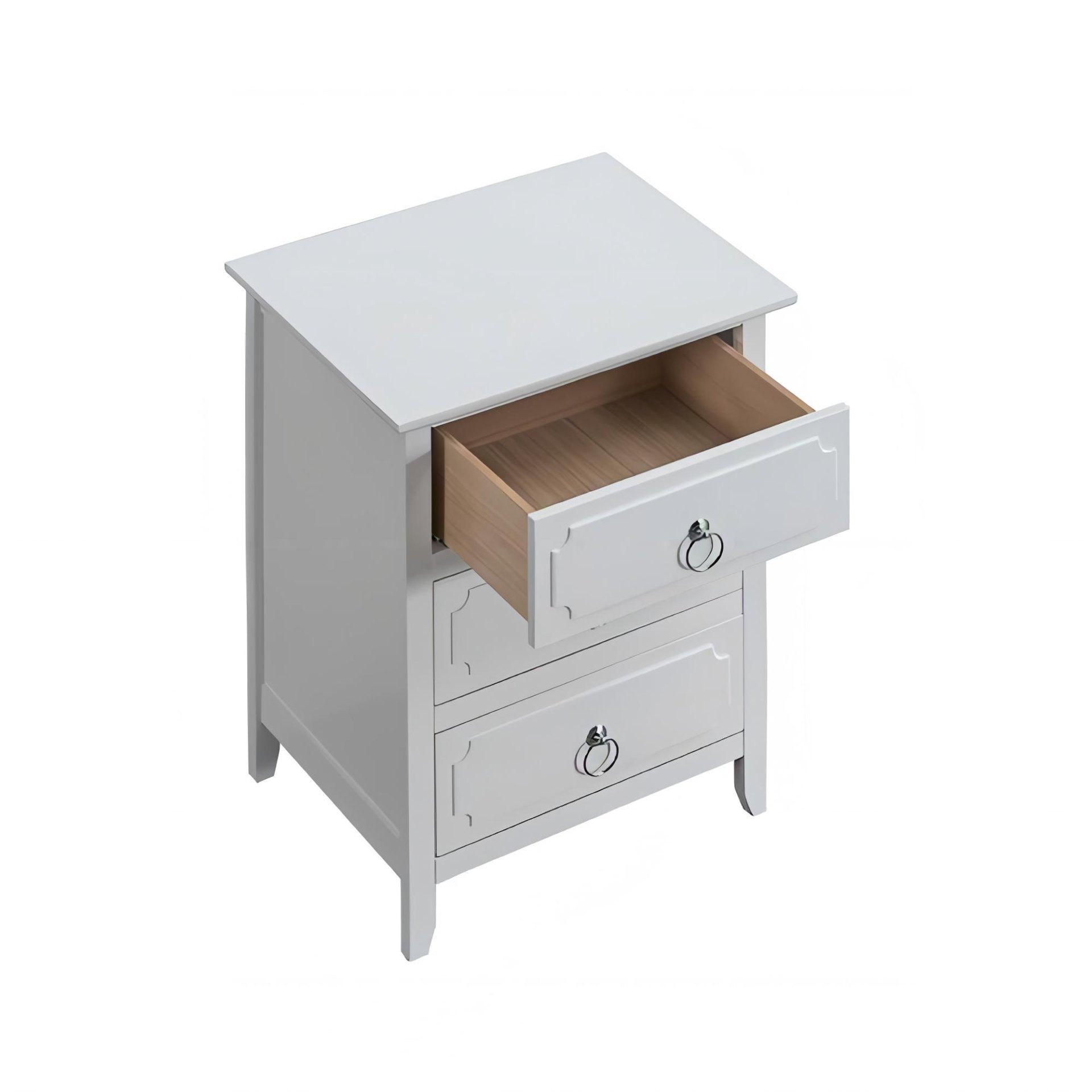 Daniel - 3 Drawer Nightstand - White - Image 6