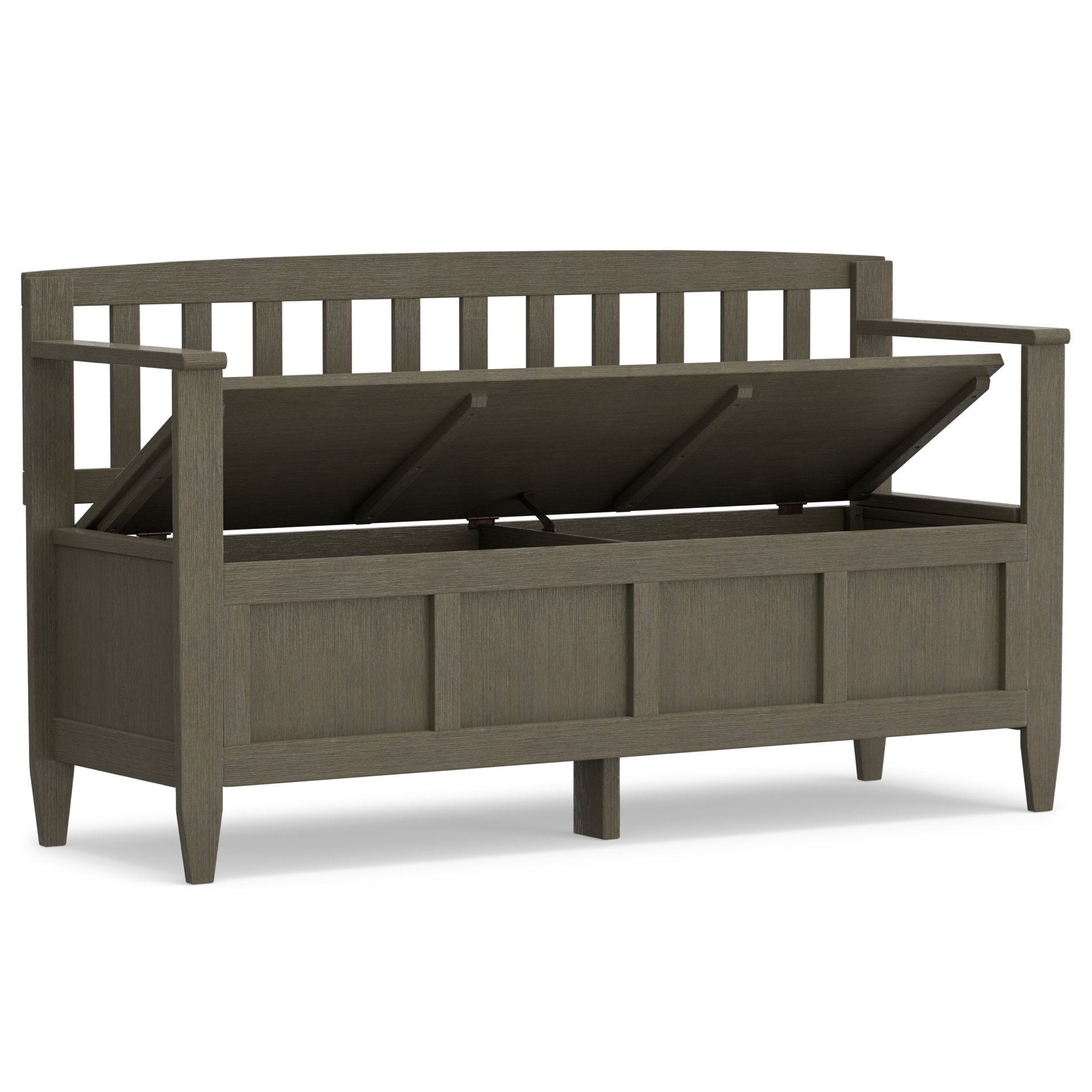 Brooklyn - Entryway Storage Bench - Farmhouse Gray - Image 10