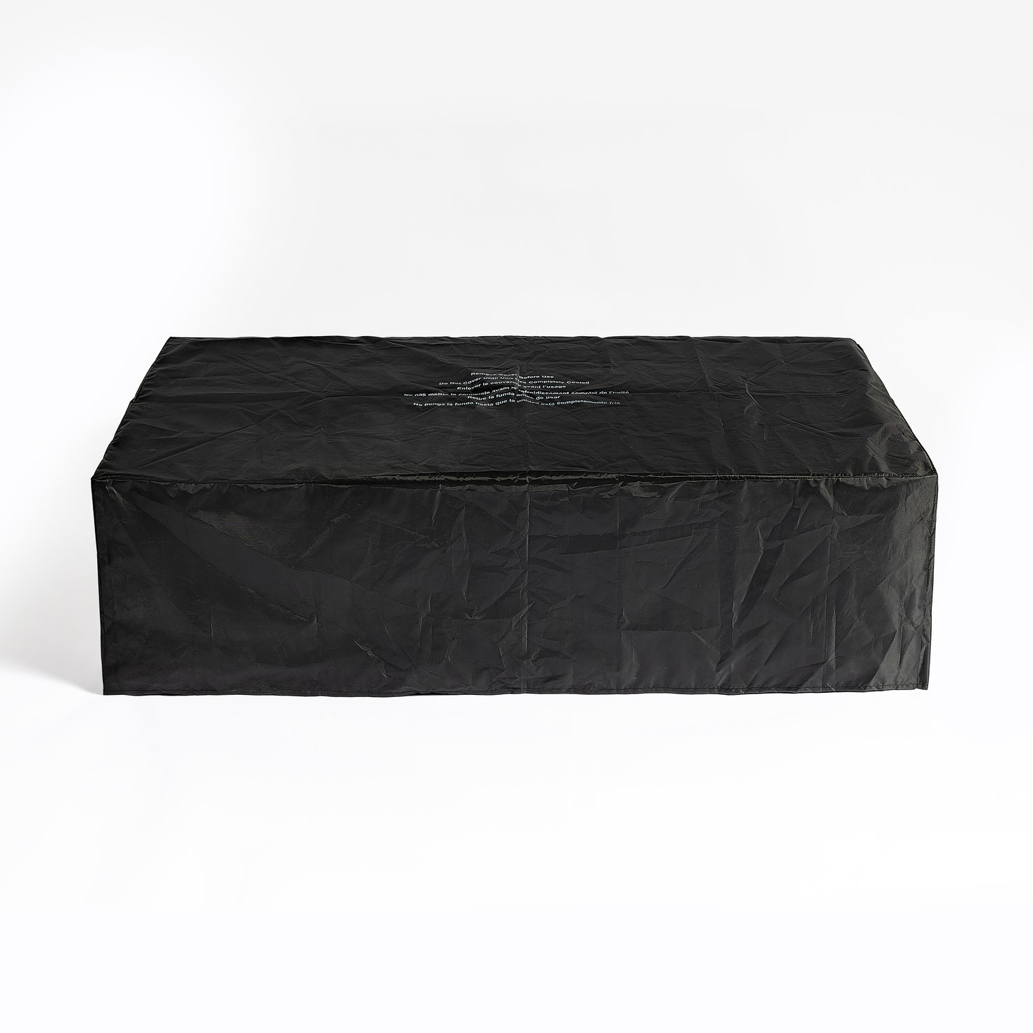 Volon - Rectangular Fire Pit Table, Propane Powered, 50,000 BTU - Light Gray - Image 16