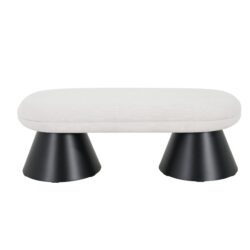 Dining Bench Upholstered For Dining Room - Beige