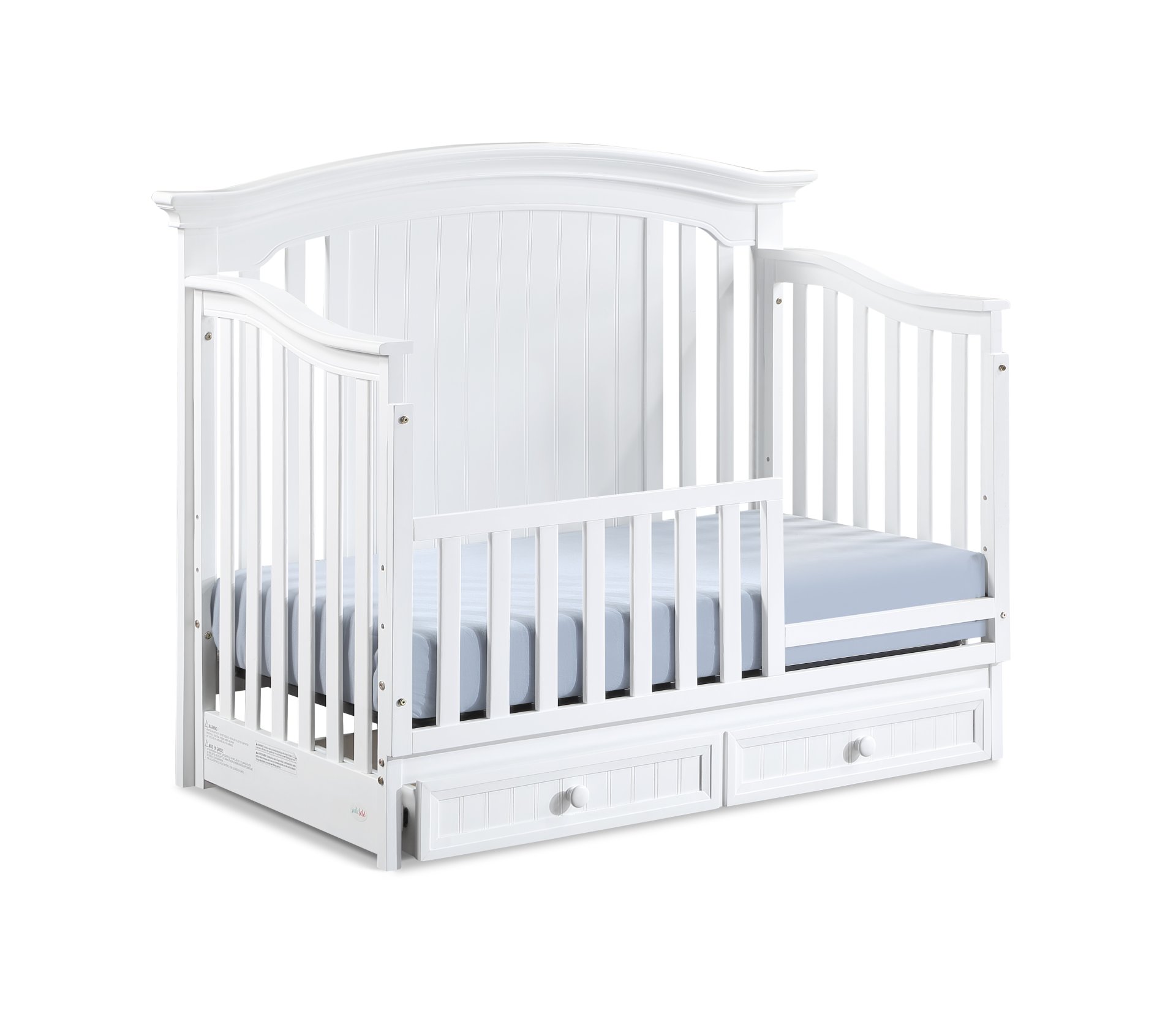Winchester - 4 In 1 Convertible Crib - White - Image 6