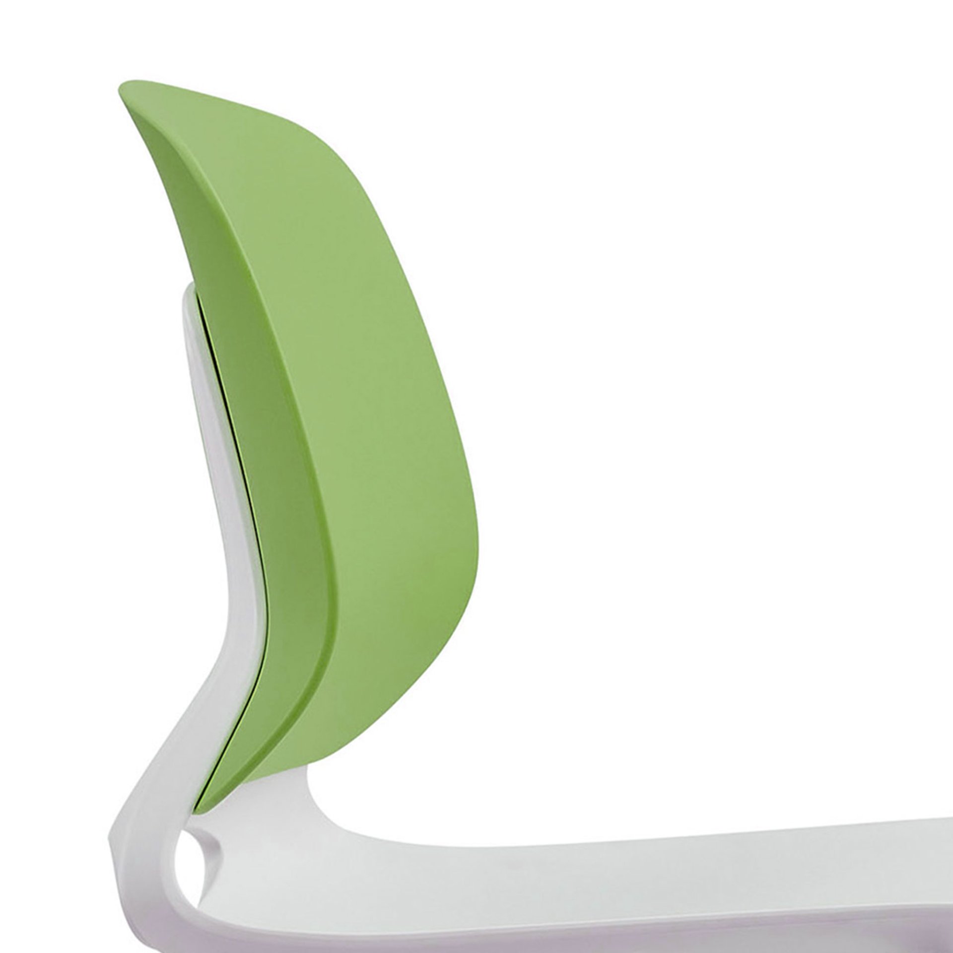 Stacking Chairs (Set of 4) - White / Blue / White / Green - Image 5