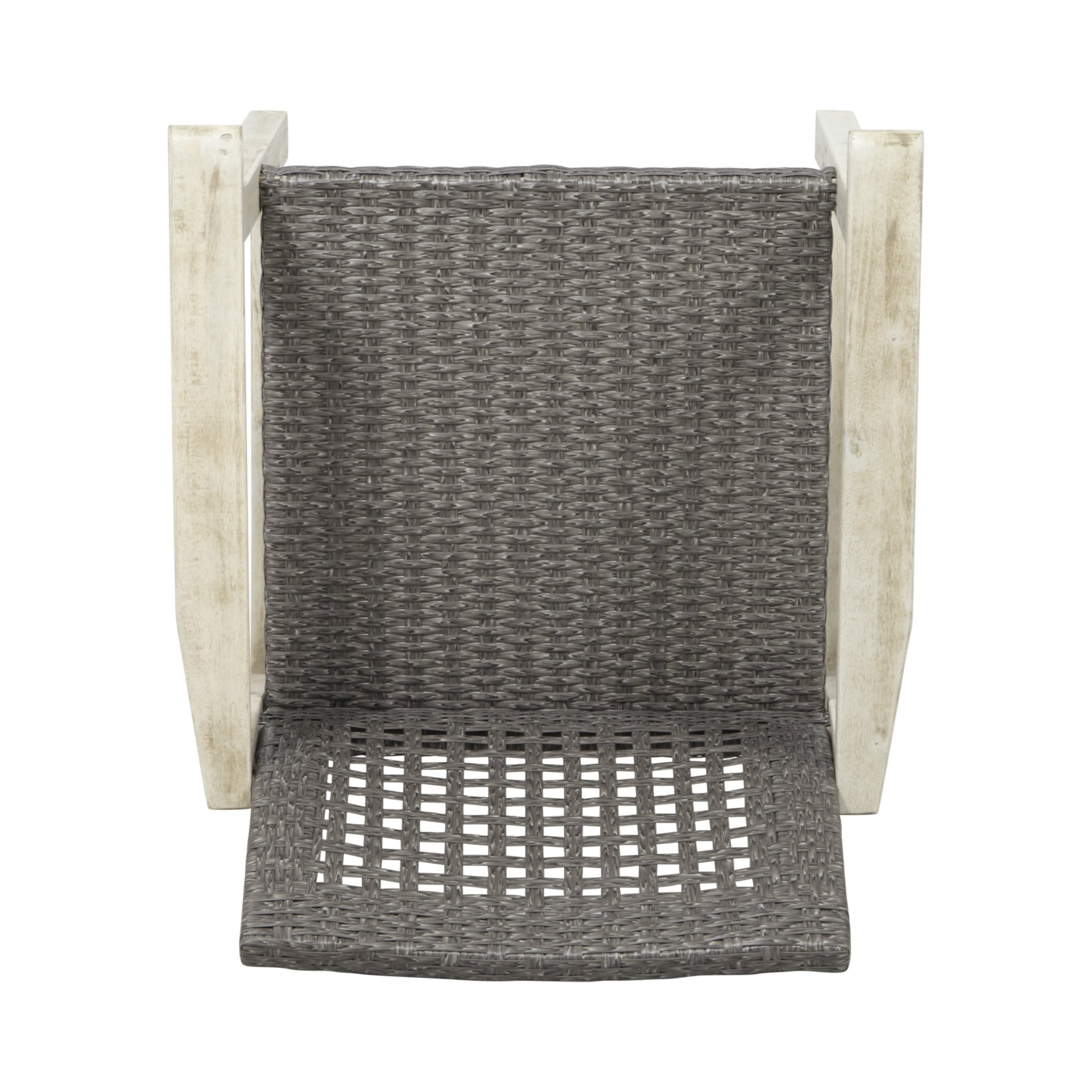 Outdoor Dining Chair (Set of 2) - Light Gray / Mix Black - Image 11