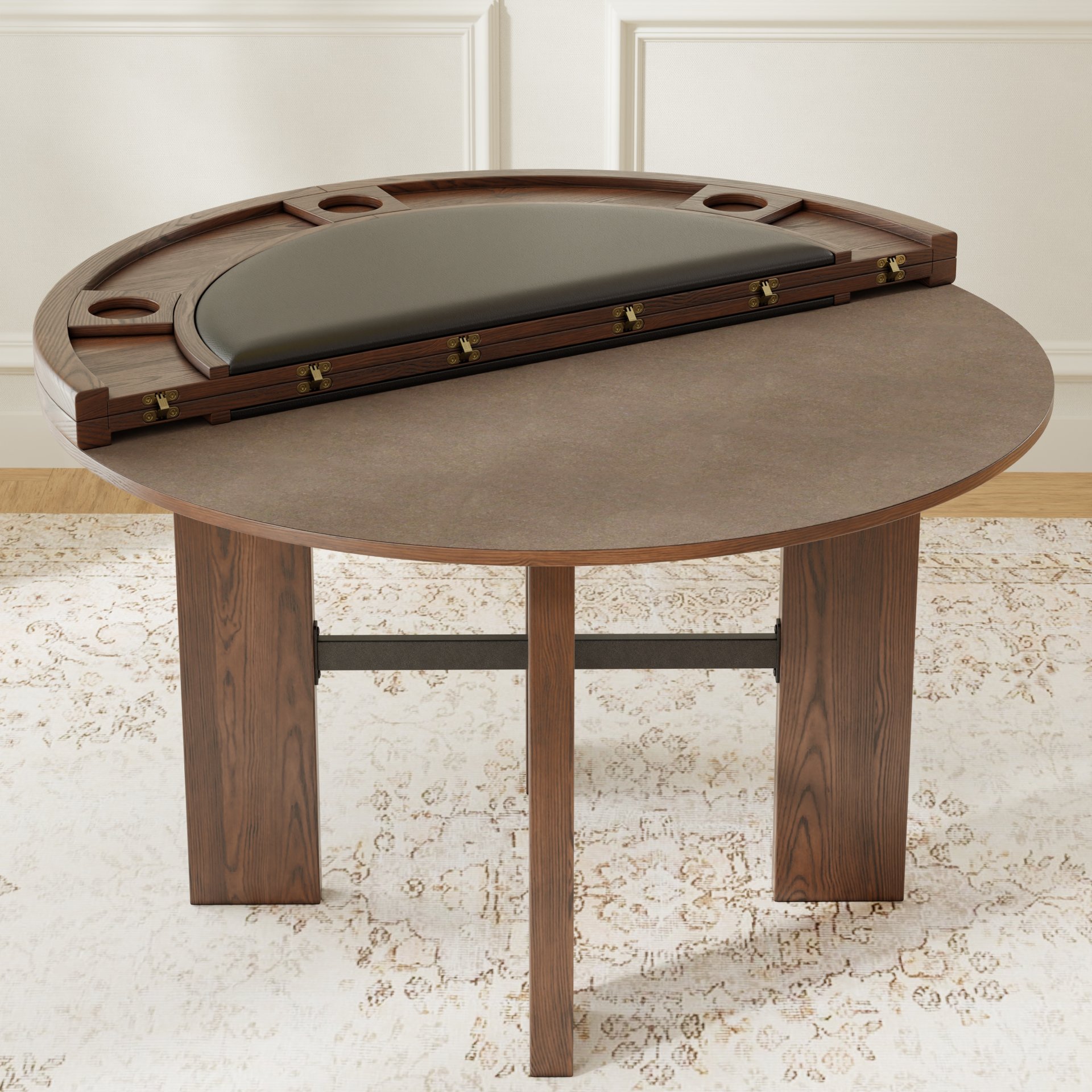 Gorman - Dining / Game Table - Walnut Brown - Image 12