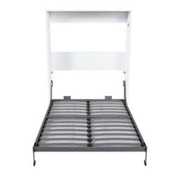 Queen Murphy Bed, Space Saving Design - White