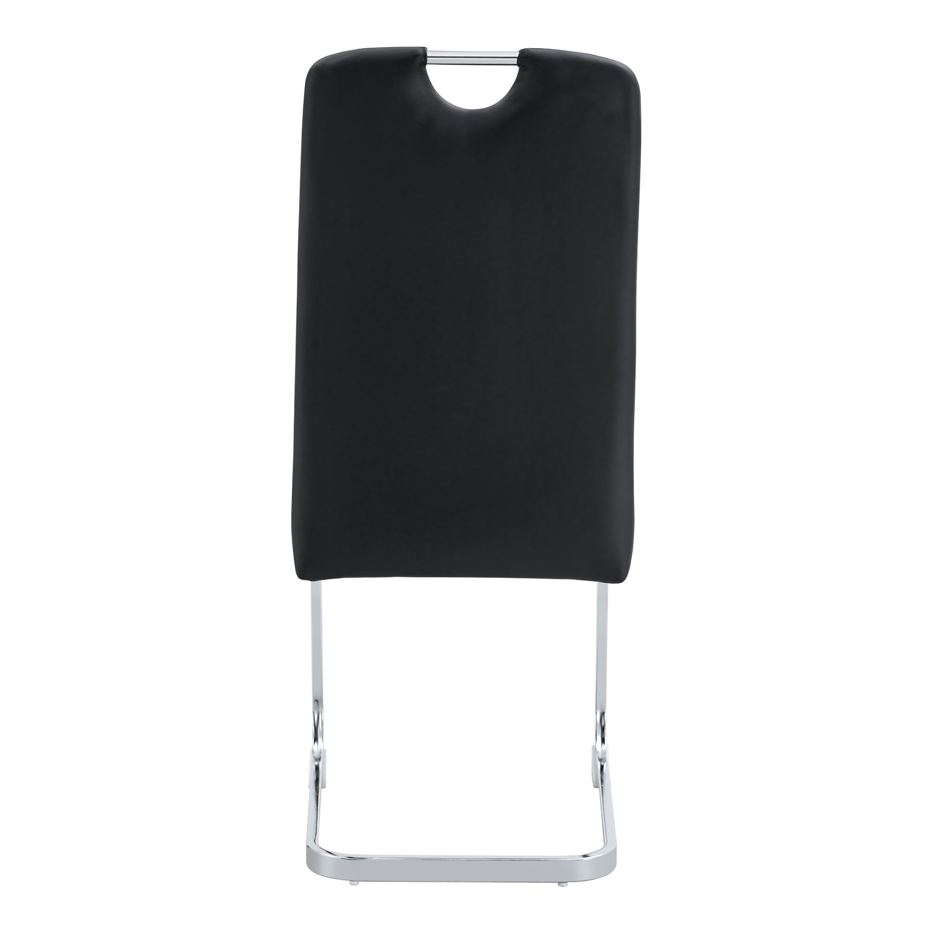 (Set of 4) Thickened Dining Chairs With Built In Spring Packages And Ergonomic Design Perfectly Blending Comfort And Elegance - Black - Image 21