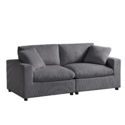 Chelsea - Modular 2 Piece Sofa - Charcoal