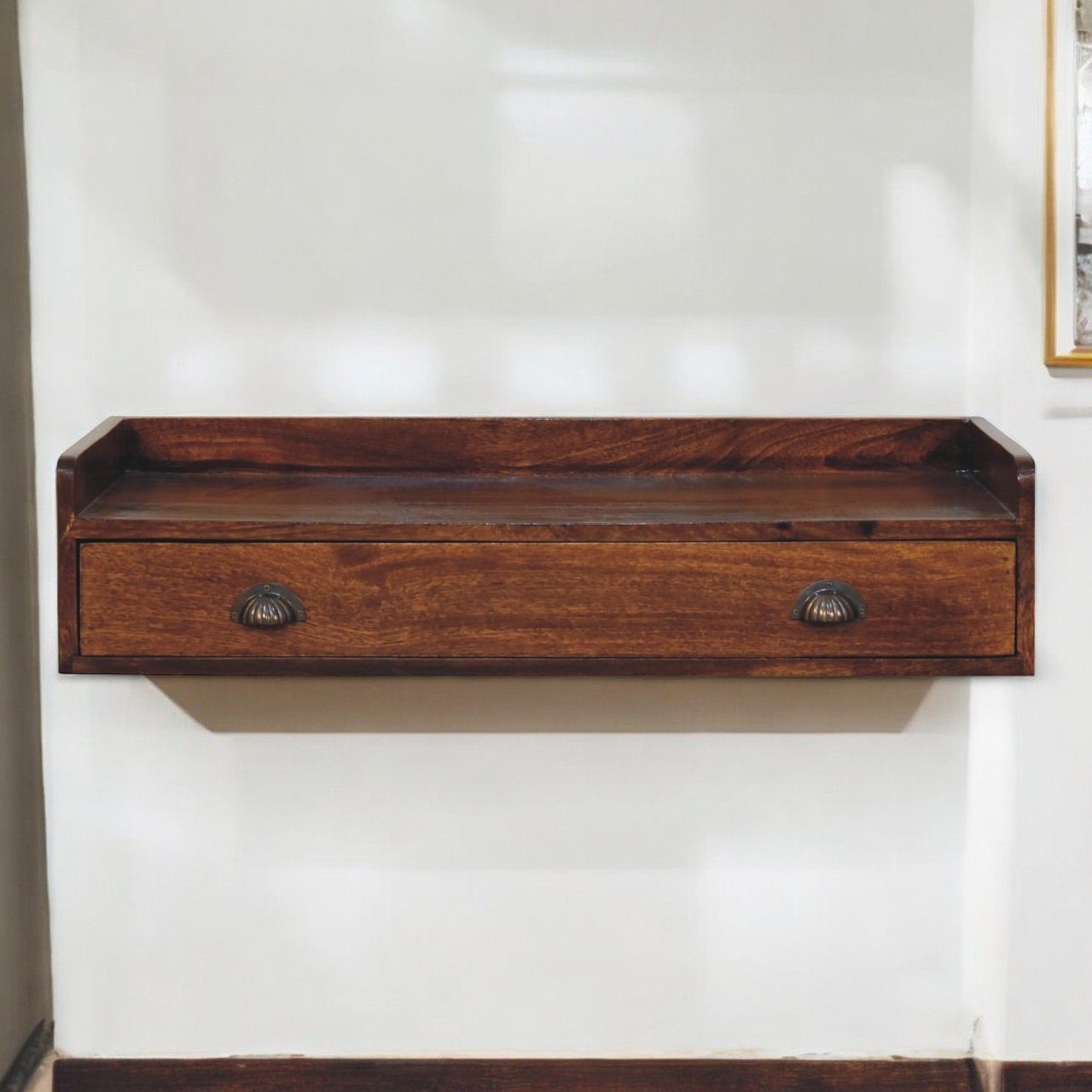 Belmont - Wall Mounted Console Shelf - Chestnut - Image 10
