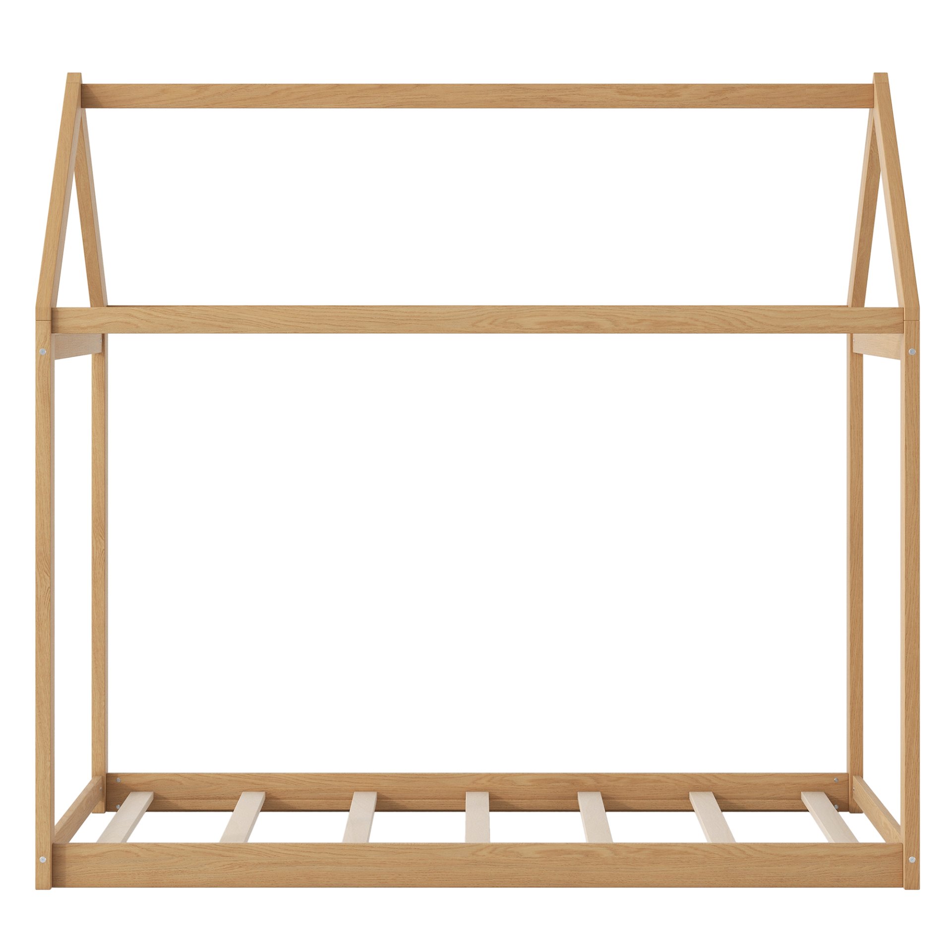 Twin Size House Bed - Wood - Image 6