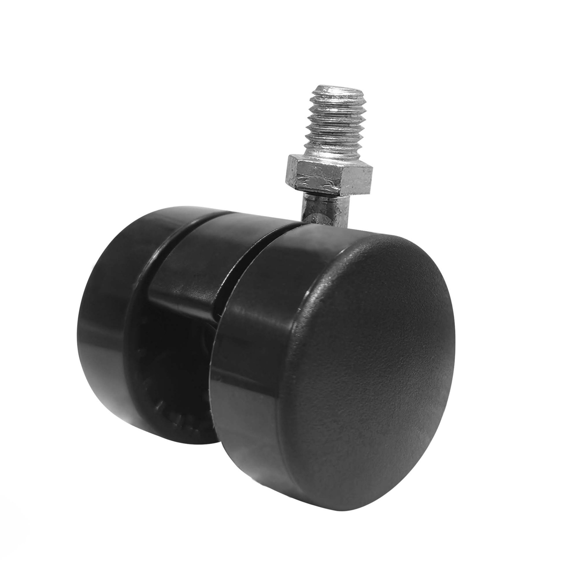 Sleek Modern 2 Drawer Metal Mobile File Cabinet With Lock, Compact Size - Black - Image 11