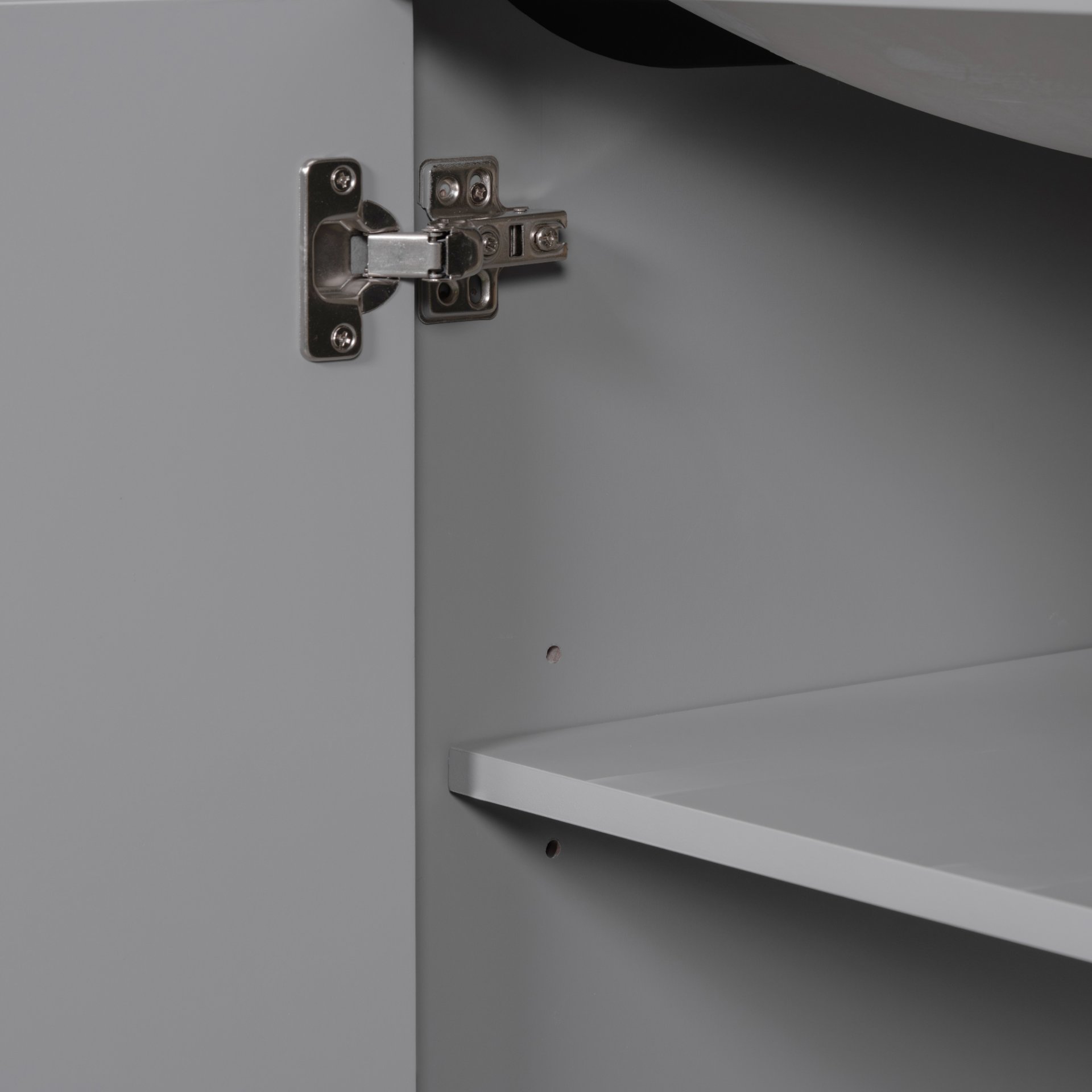 36" Bathroom Vanity Without Sink, Cabinet Base Only, 6 Drawers, Multi Functional Drawer Divider, Adjustable Shelf - Gray - Image 13