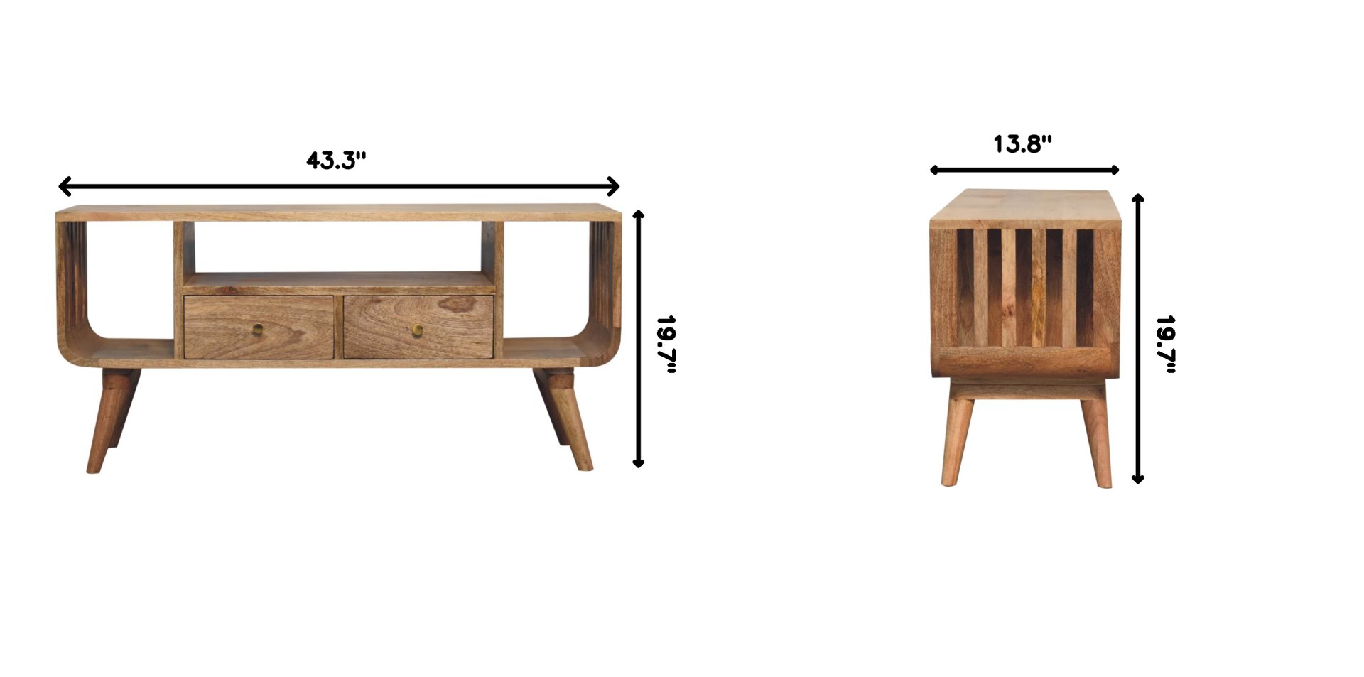 Soba - Nordic Multi Media Unit - Brown - Image 11